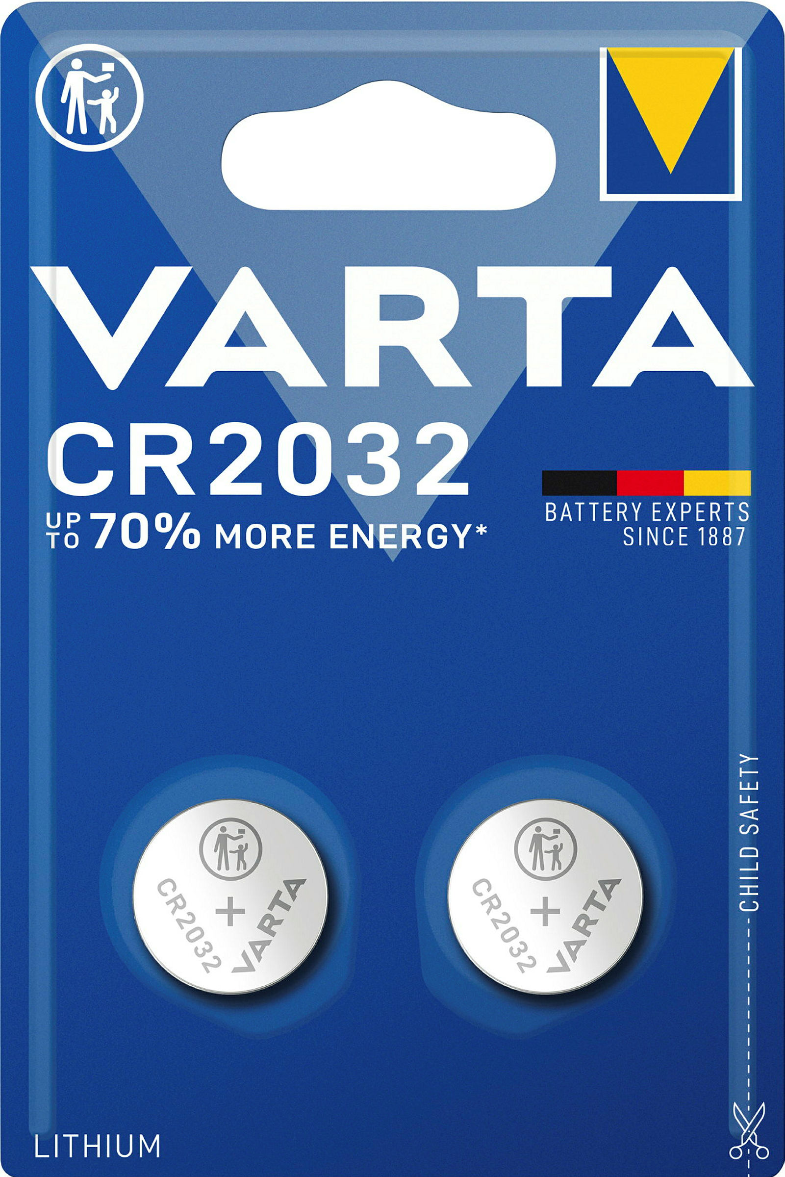 VARTA ELECTRONICS CR2032 Blister 2