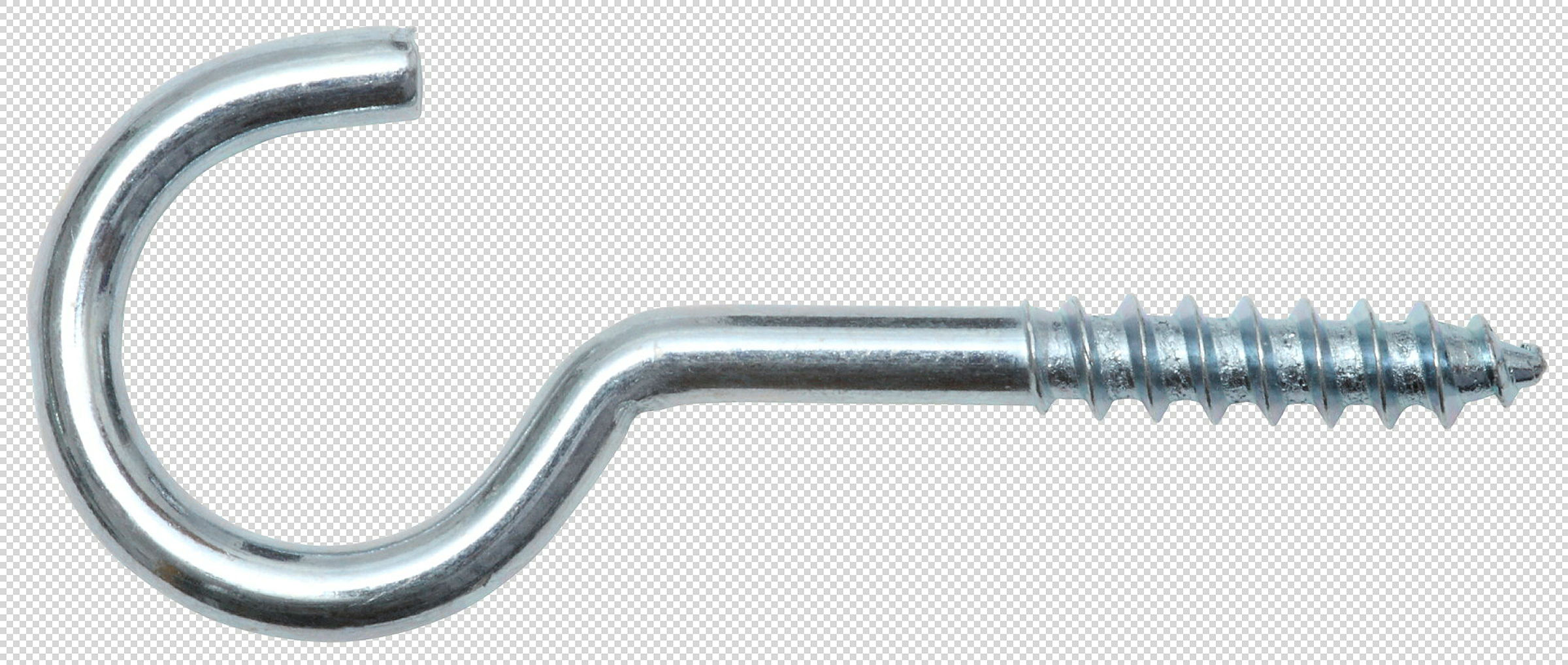 Schraubhaken gebogen 4 x 70 / 25, vz