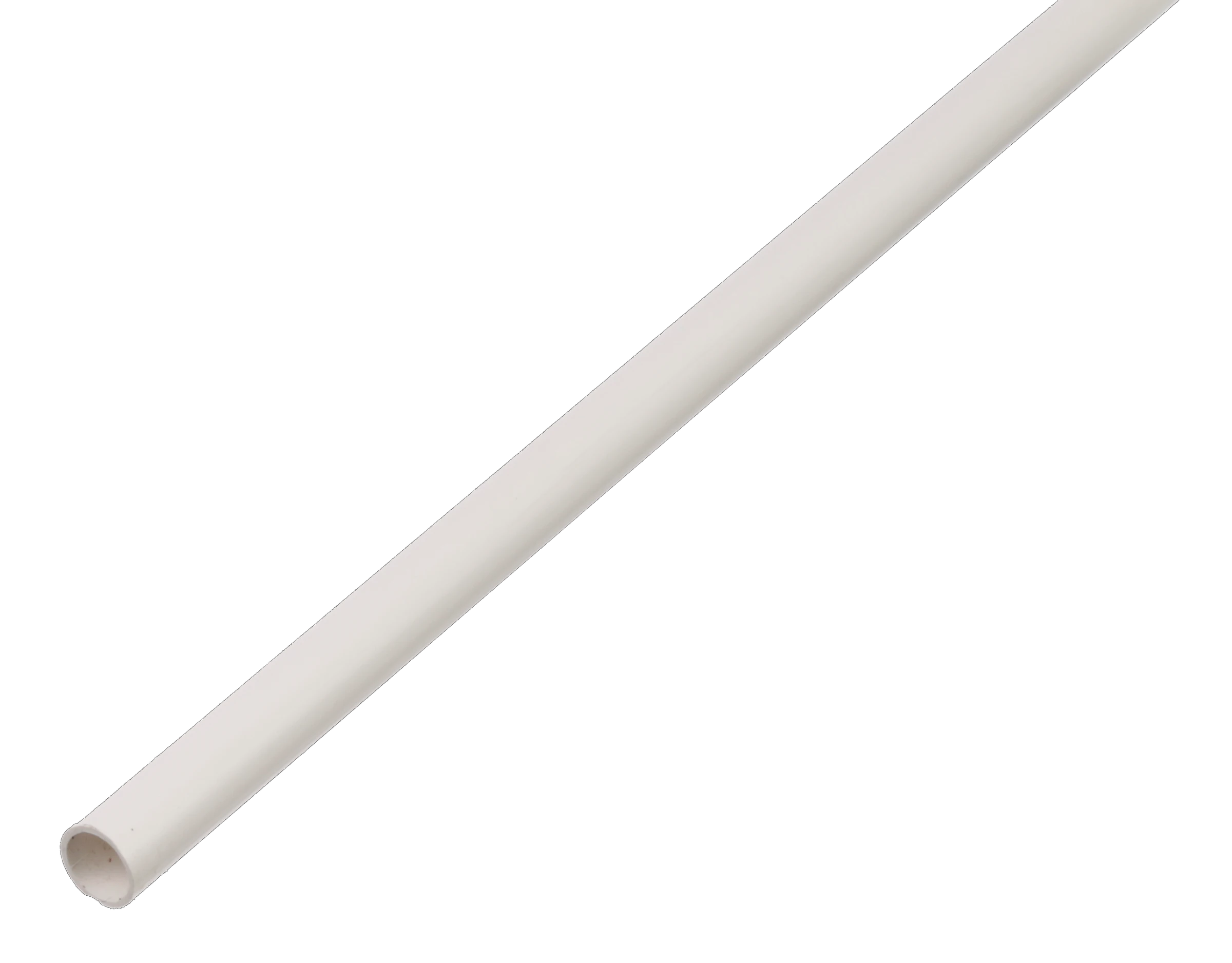 Rundrohr 1mØ7x1 PVC weiß
