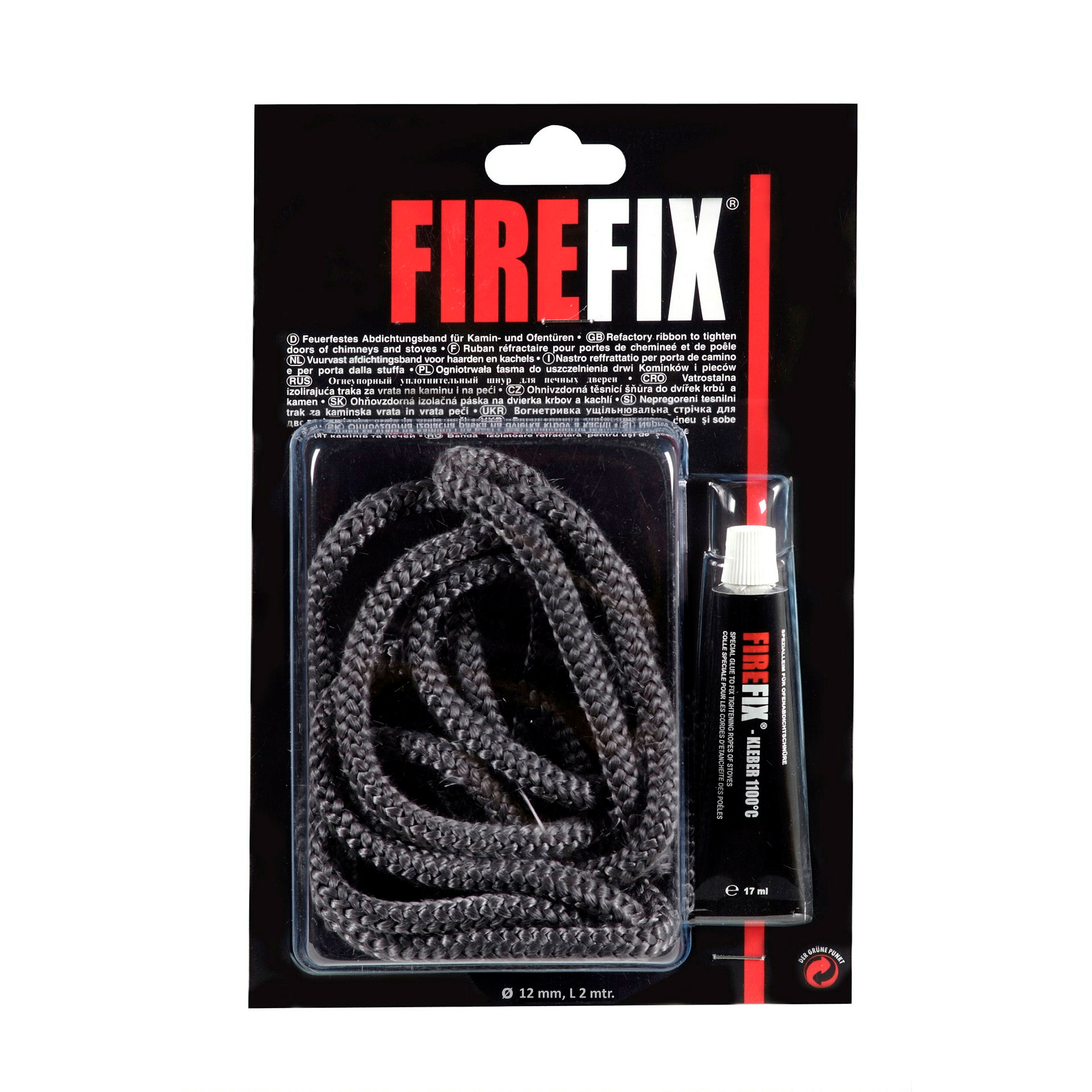 FIREFIX Keramikkordel, 12 mm Durchmesser