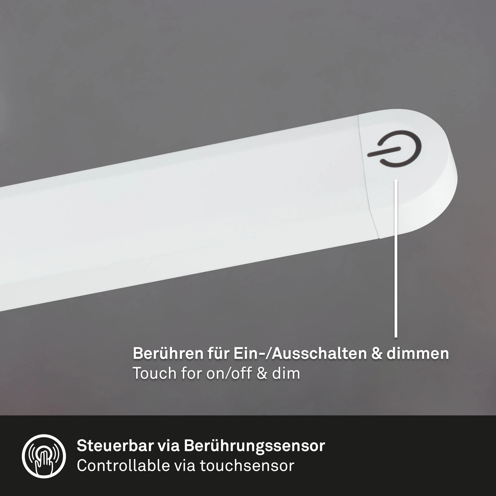 LED Stehleuchte, weiß, 1xLED-Platine/6W