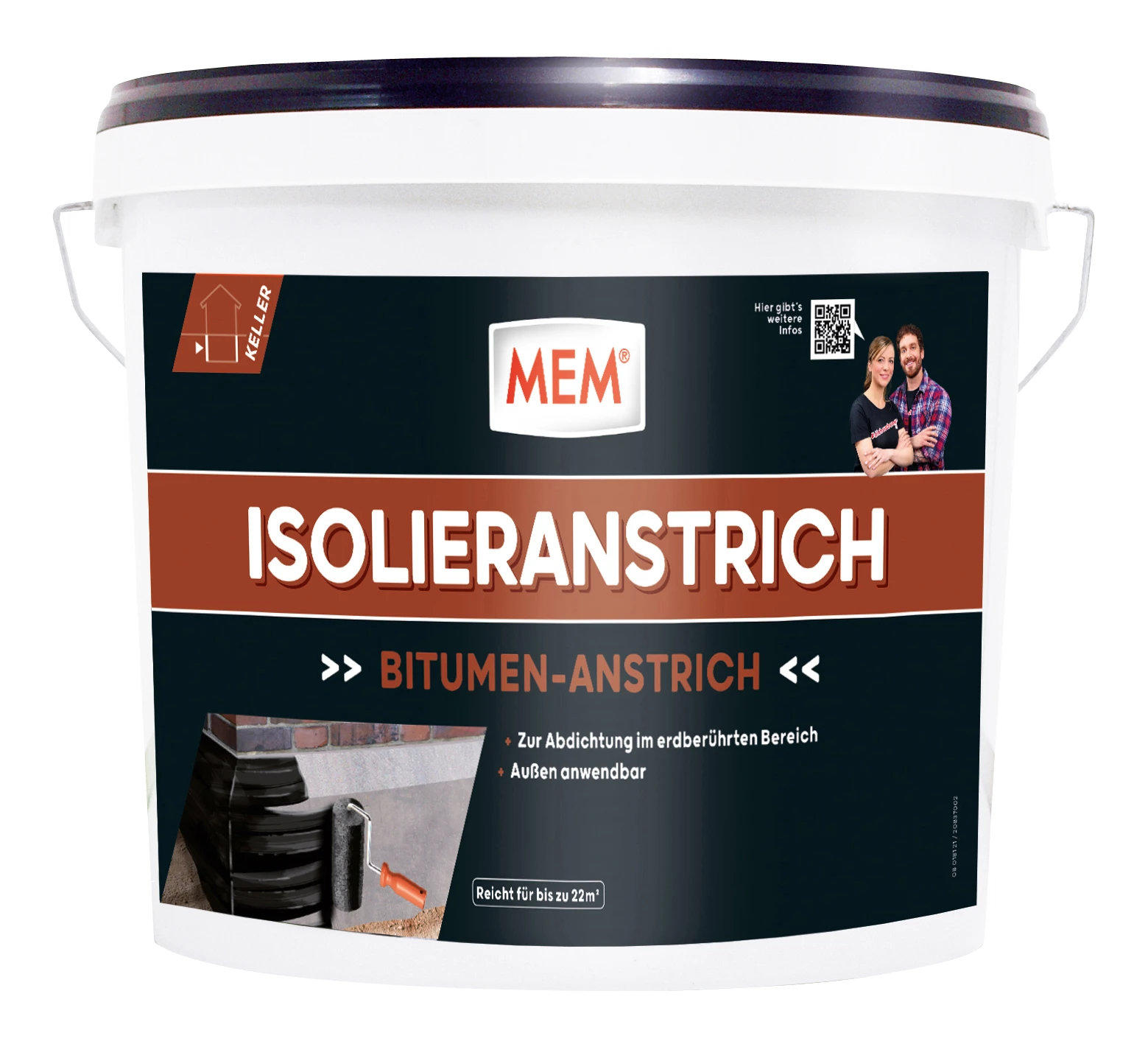 Bitumen-Isolieranstrich 10 L