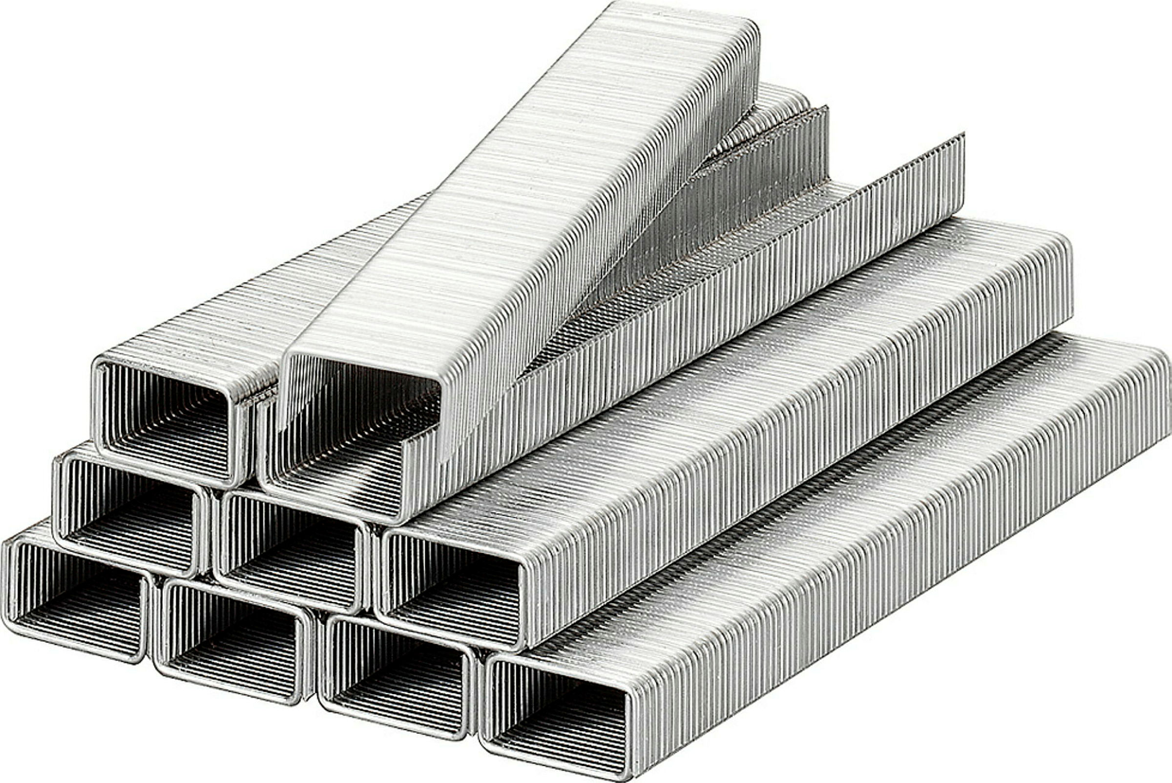 Klammern, 11,4 mm x 14 mm, Feindraht, Stahl, 1000 Stk.