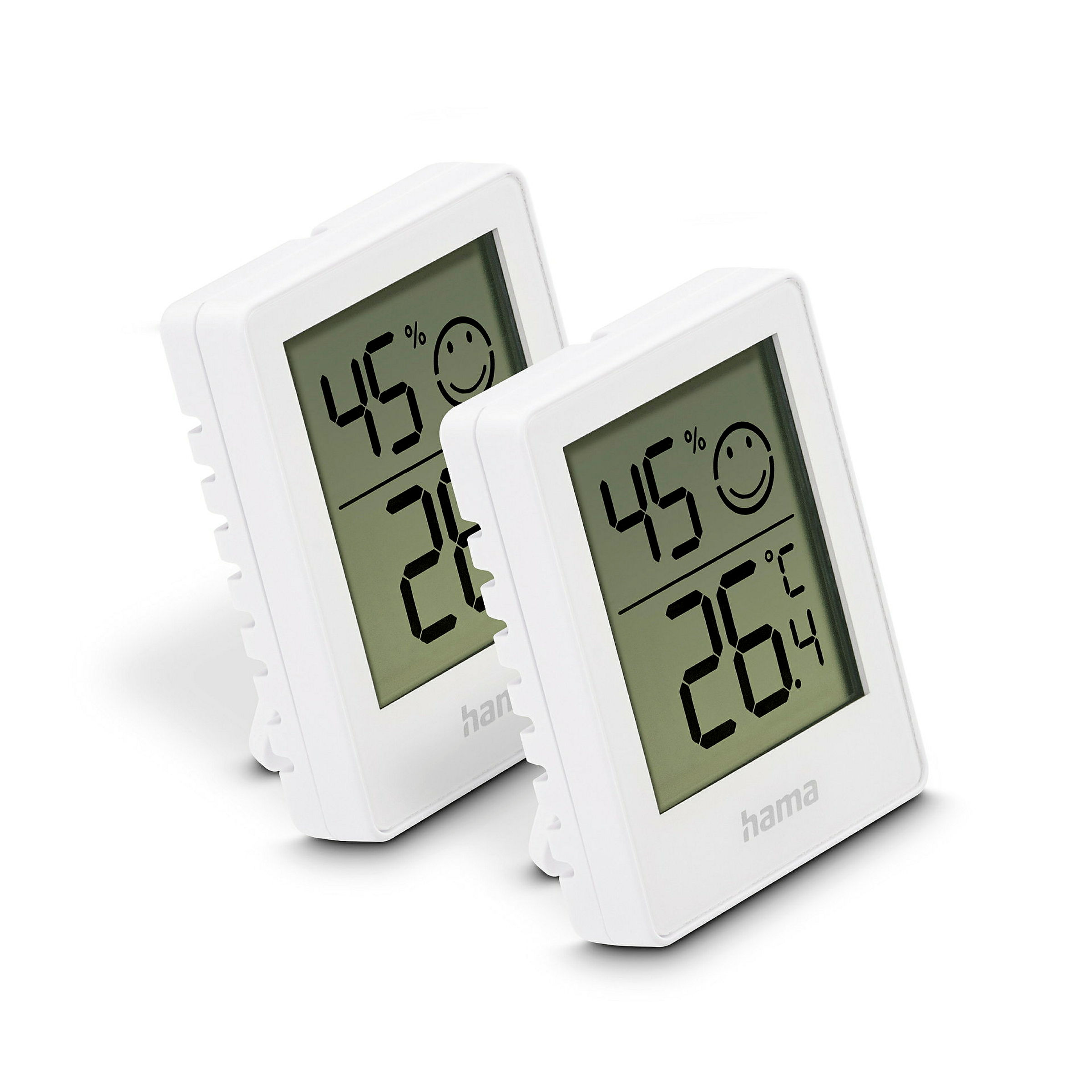 Hama Thermometer und Hygrometer'Baros'', digital, für innen, Weiß