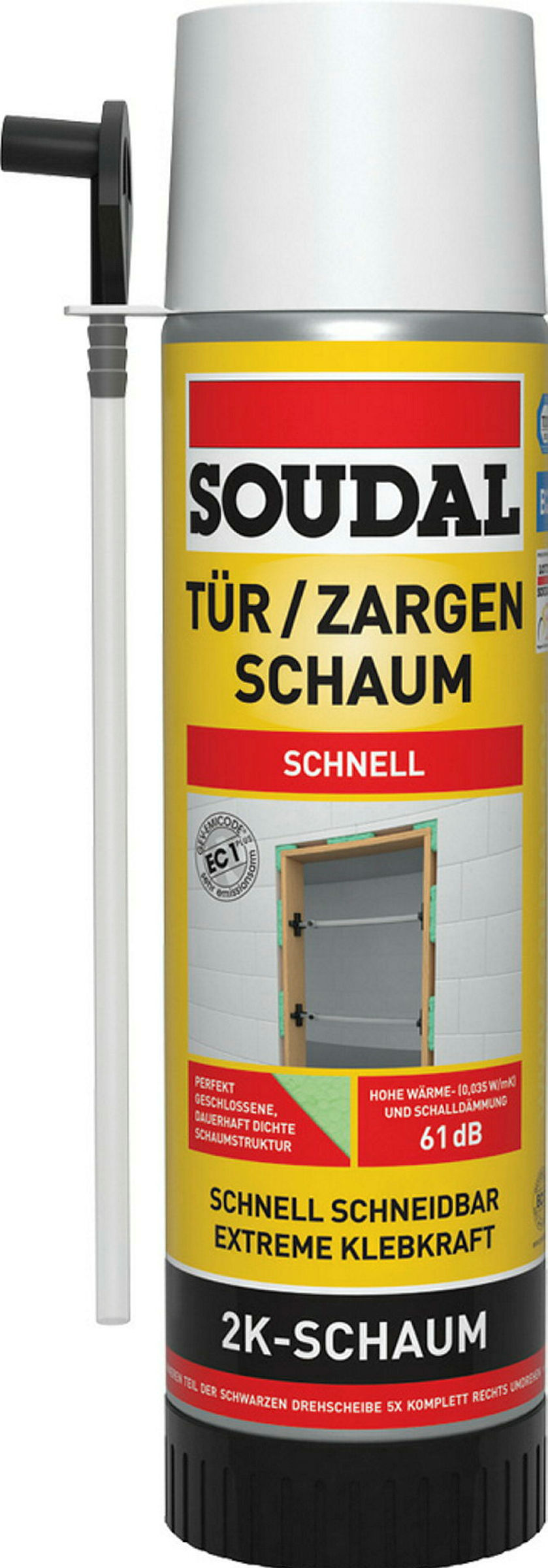 Soudal 2K Tür- & Zargenschaum schnelle & sichere Montage von Türzargen