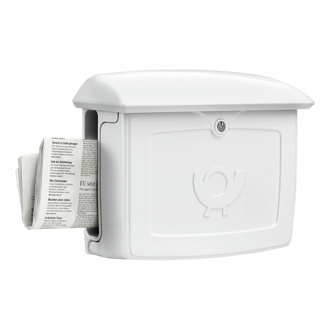 Kunststoff-Briefkasten Malmö 889W weiss