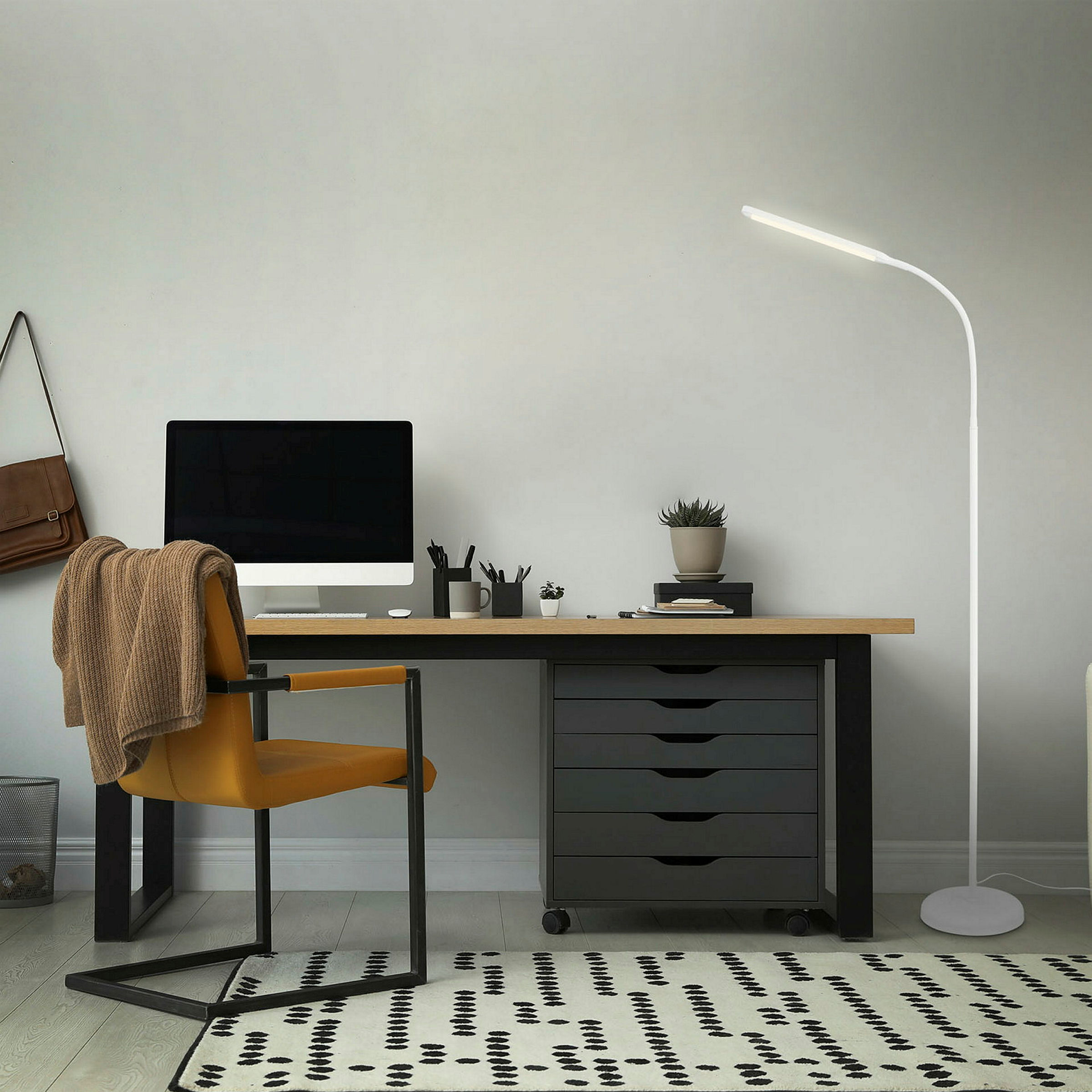 LED Stehleuchte, weiß, 1xLED-Platine/6W