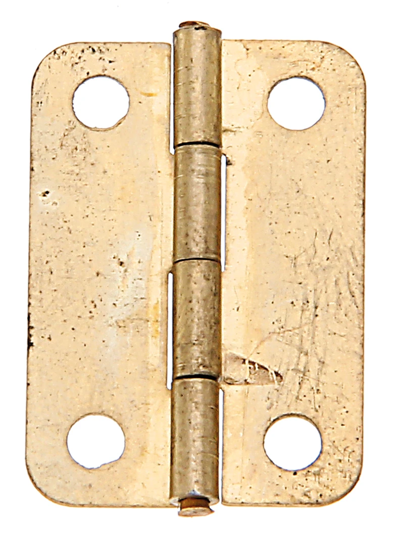 Schatullen-Scharnier 24x17 4 Stück vermessingt