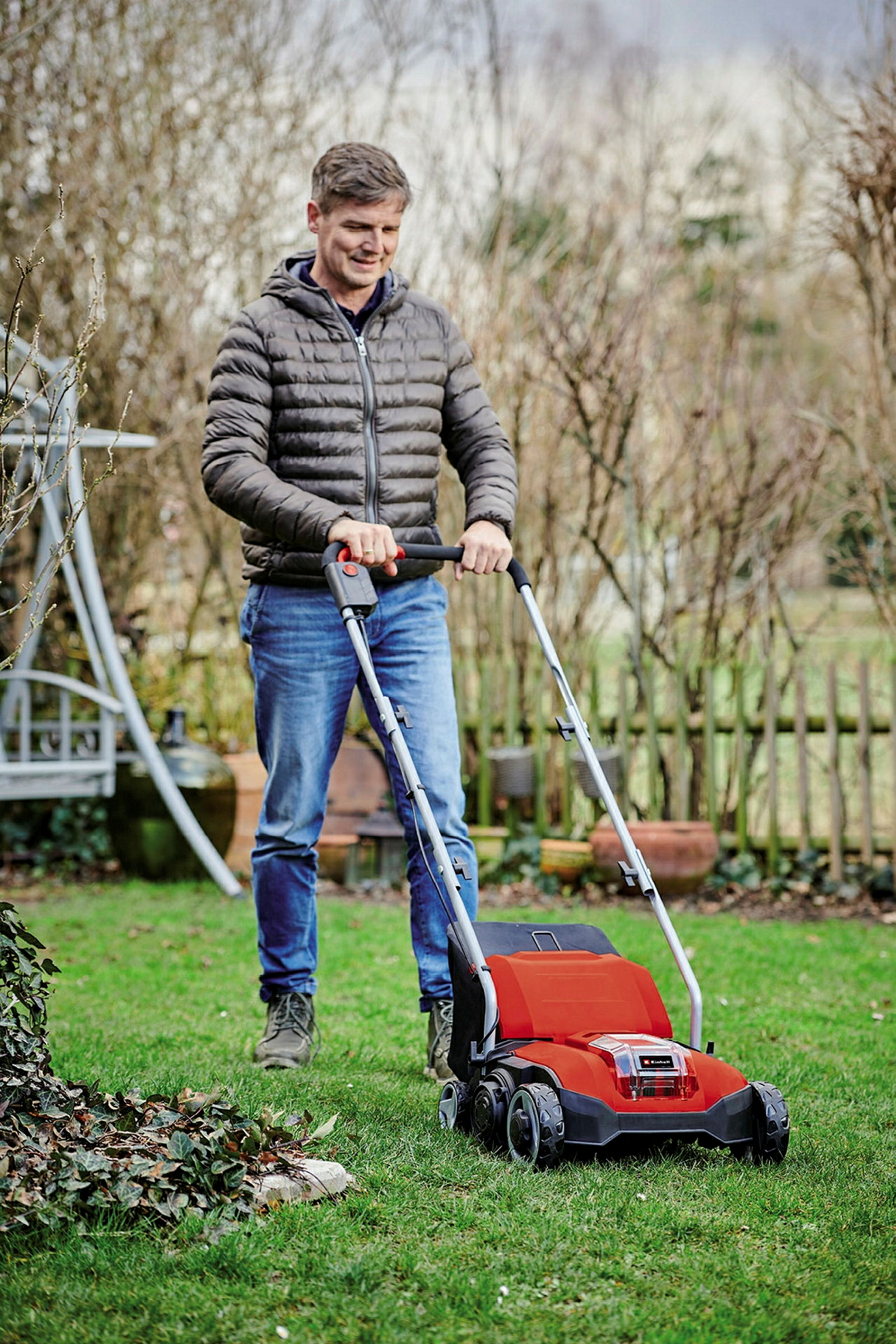 Einhell Classic GC-SC 18/28 Li-Solo Akku-Vertikutierer-Lüfter