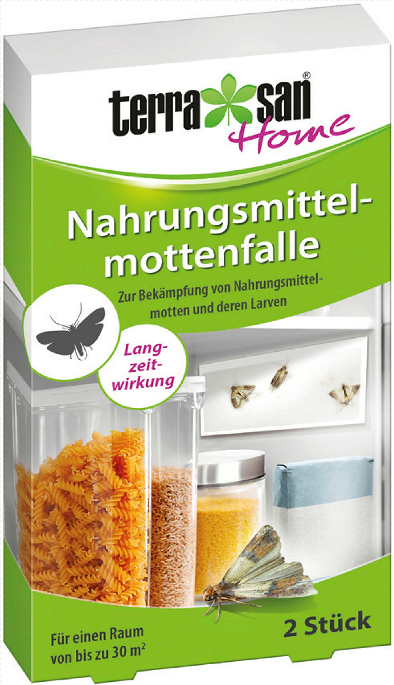 COMPO terrasan Home Nahrungs-mittelmottenfalle, 2 Stück