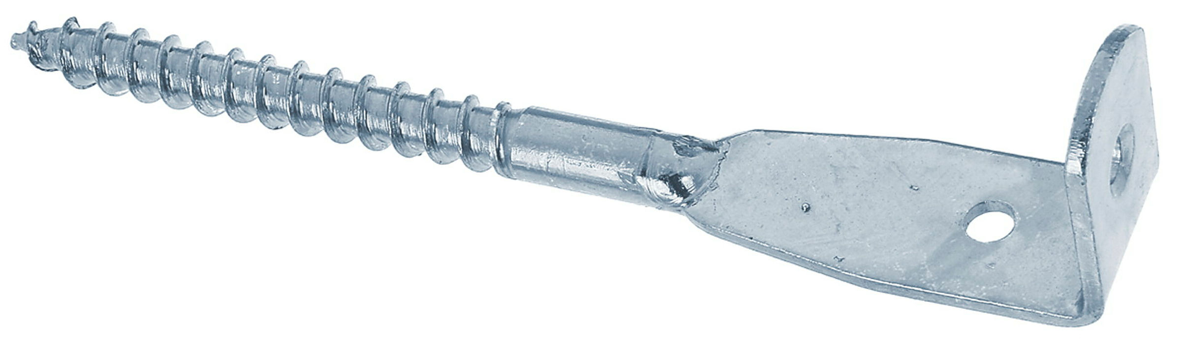 Flechtzaunhalter Blattschrauben-Form 160 verzinkt