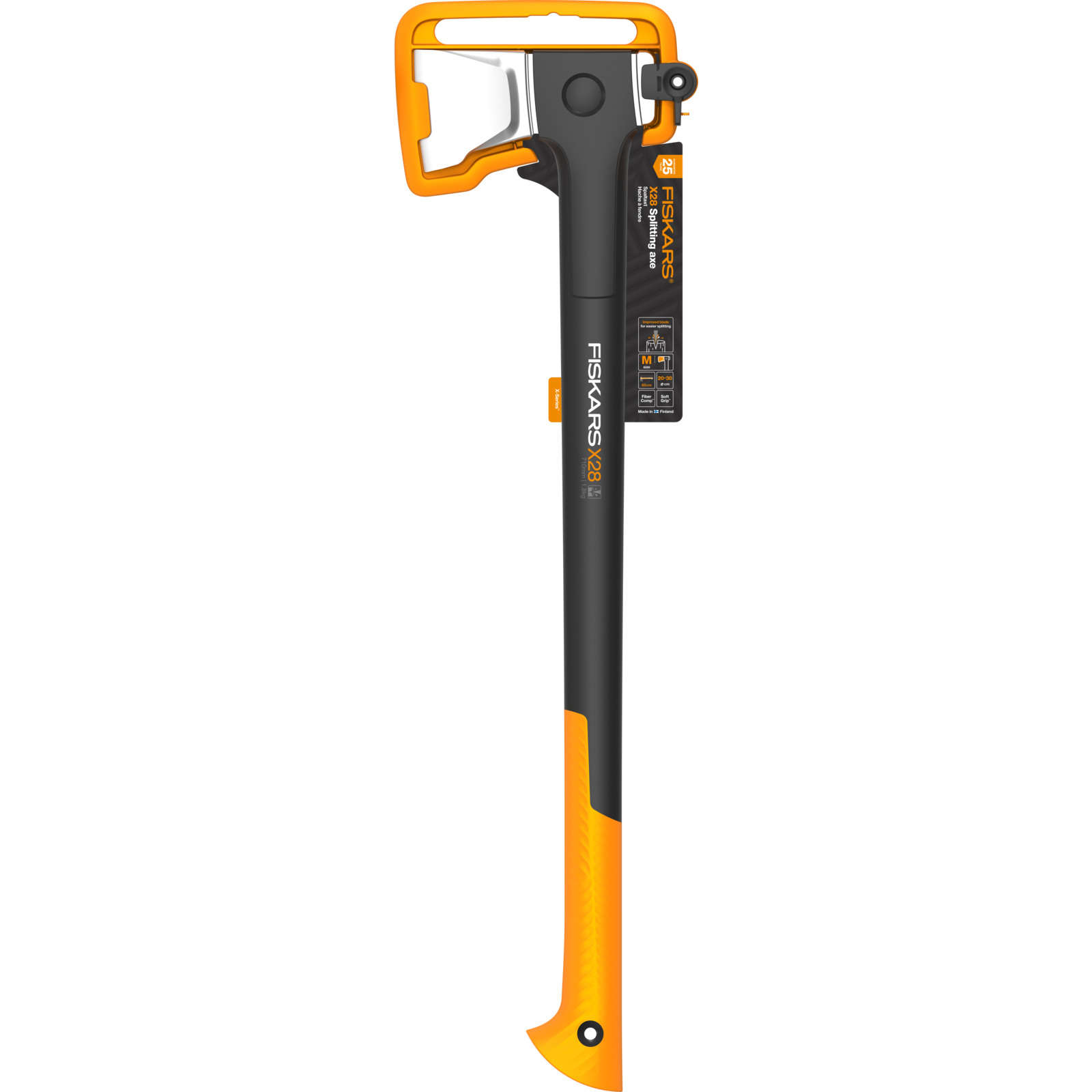 Fiskars X-series X28 Spaltaxt M Klinge langer Schaft X28 Spaltaxt M langer