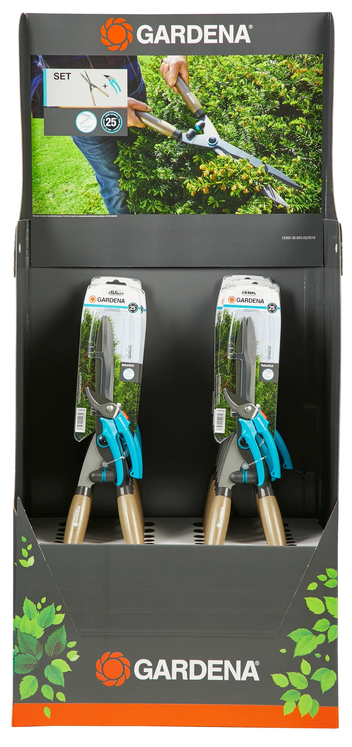 GARDENA Heckenschere NatureCut mit Gartenschere