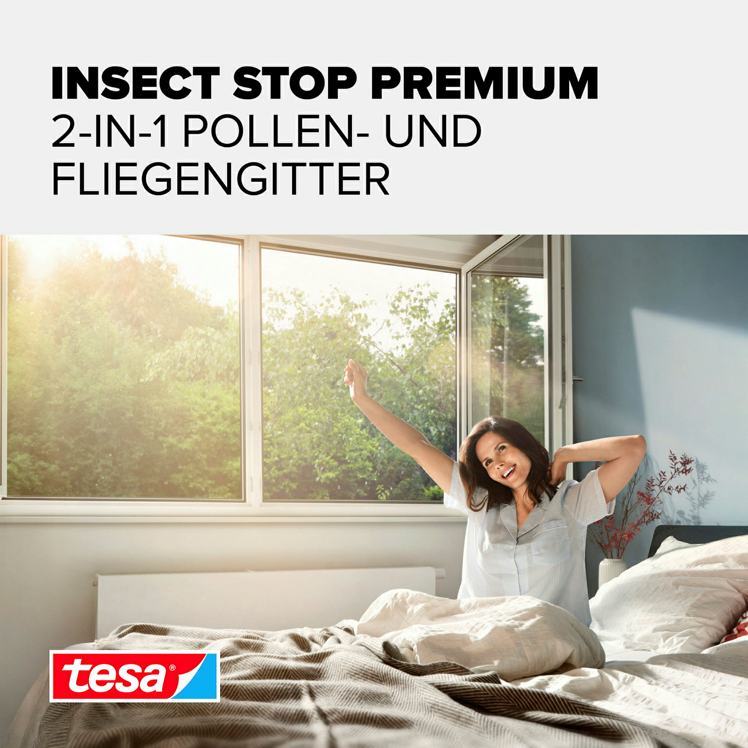 tesa® Pollenschutzgitter 1,30m x 1,50 m