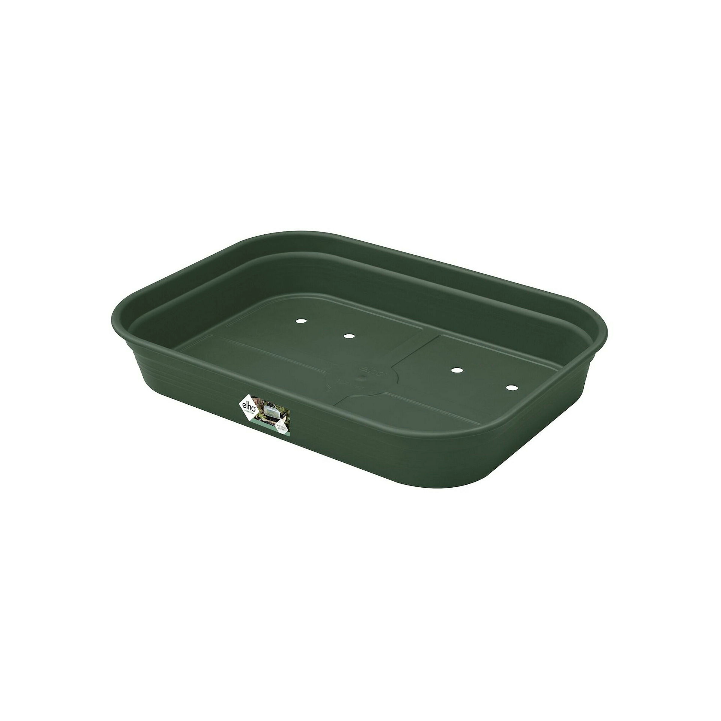 Elho Green Basics Anzucht Schale M - Grün - L 36 x B 26.5 x H 6 cm - Innen,