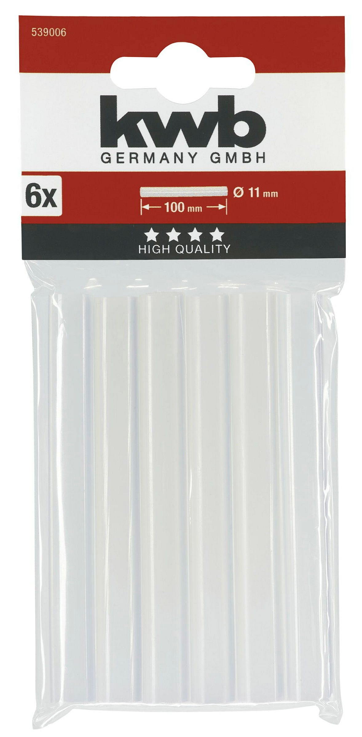 Klebesticks, Ø 11 mm x 100 mm, 6 Stk.