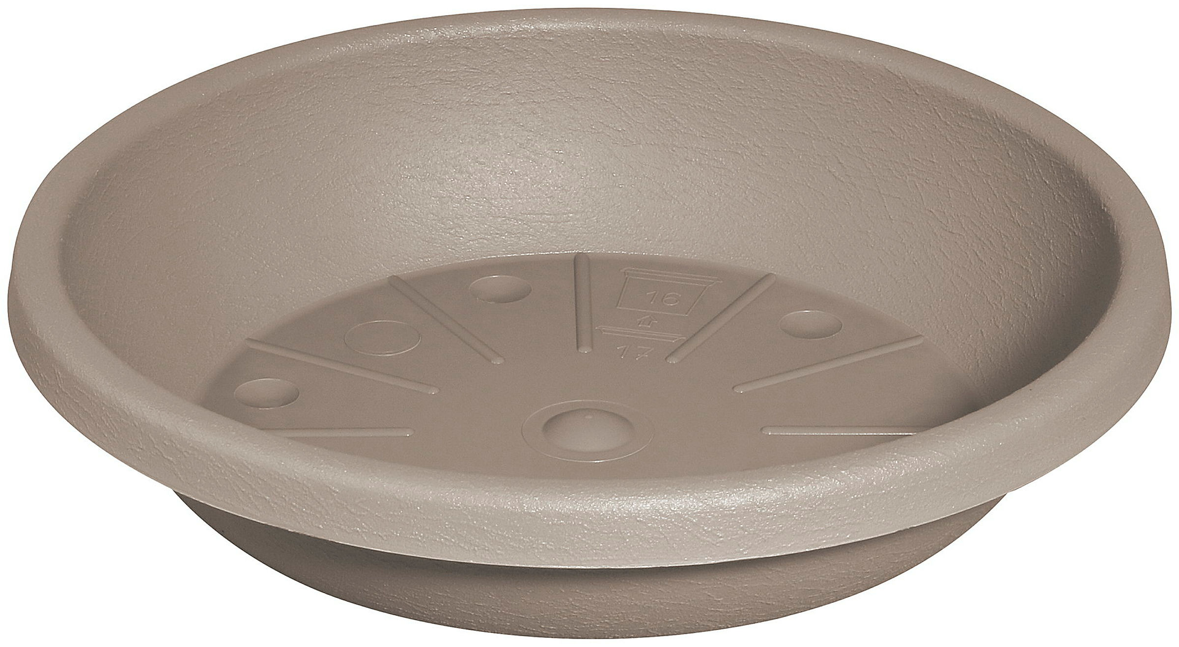 Untersetzer Cylindro 17 cm taupe