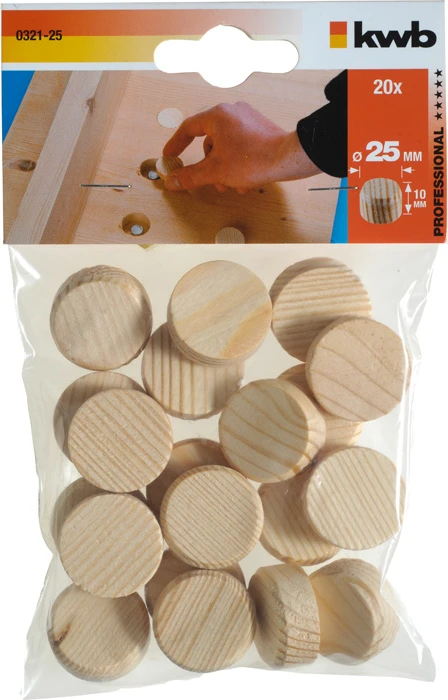 Konusplättchen, ø 25 mm, 20 Stk.