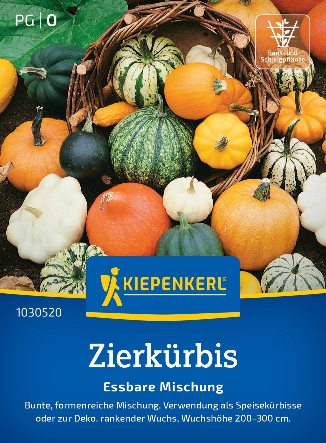 Kiepenkerl Zierkürbis Essbare Mischung