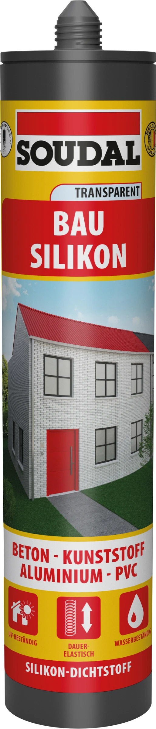 Soudal Bau-Silikon - Der flexible Dichtstoff für Bau und Konstruktion