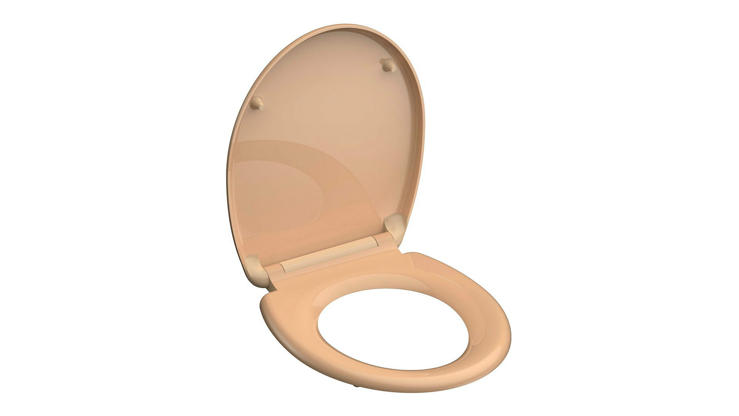 Duroplast WC-Sitz BEIGE, mit Absenkautomatik und Schnellverschluss