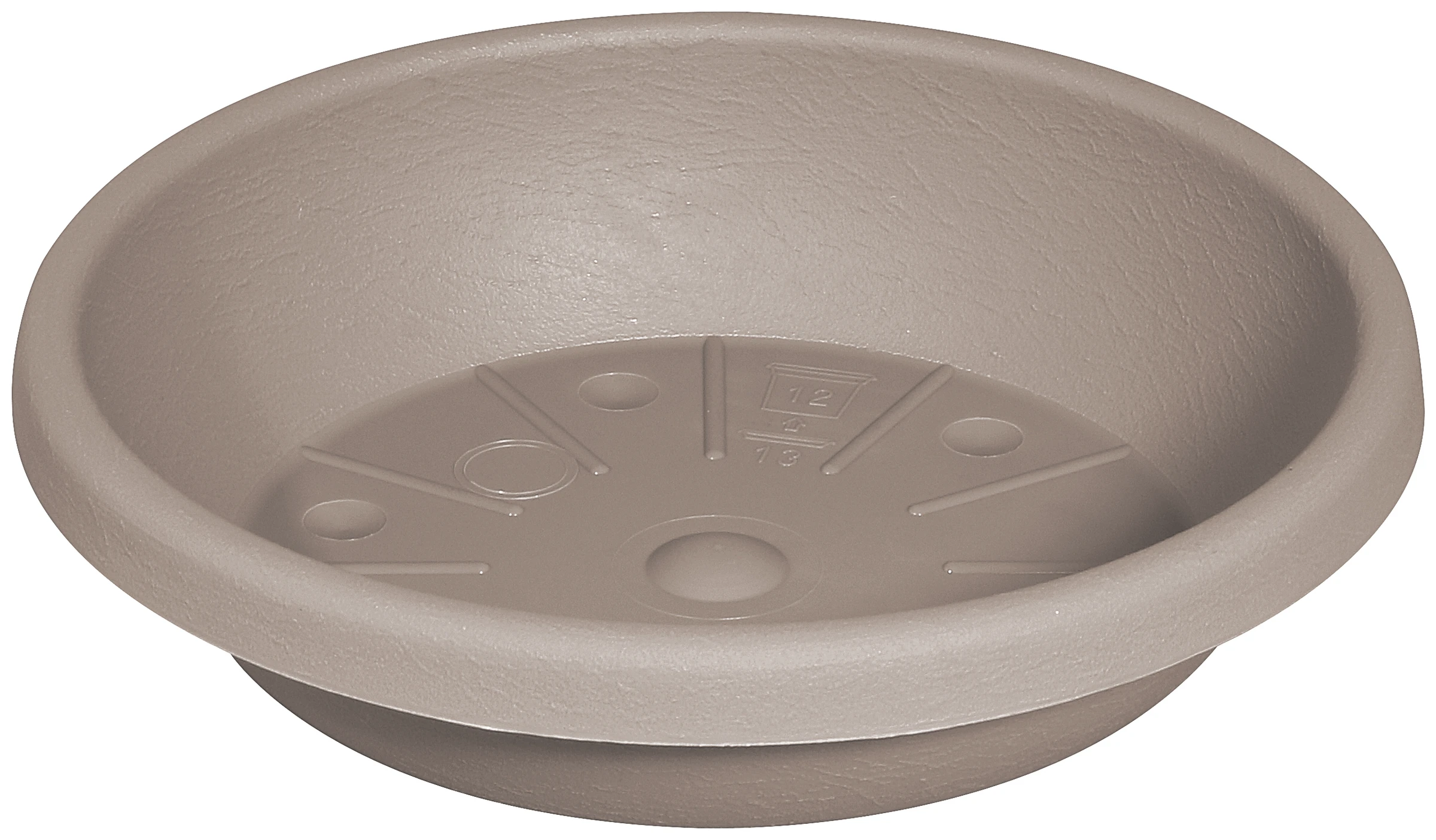 Untersetzer Cylindro 13 cm taupe