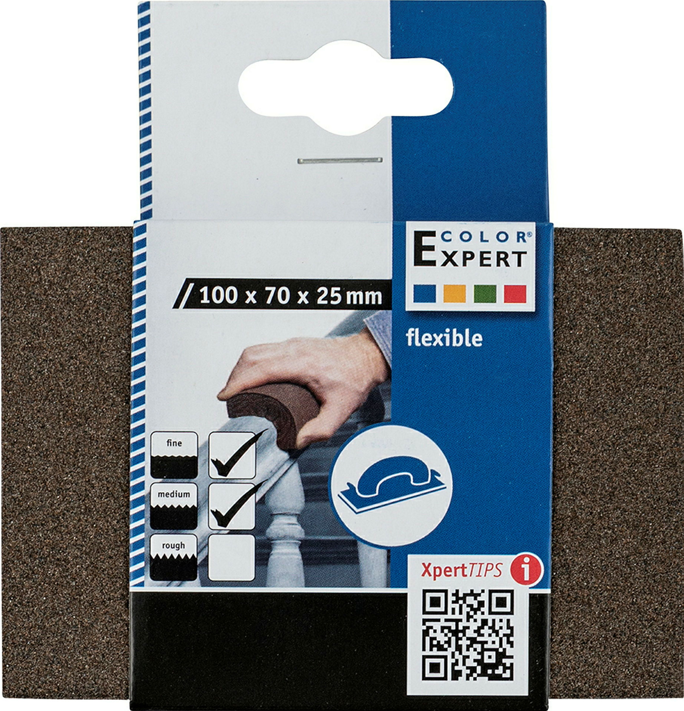 Schleif-Schwamm, fein/mittel 100x70x25mm