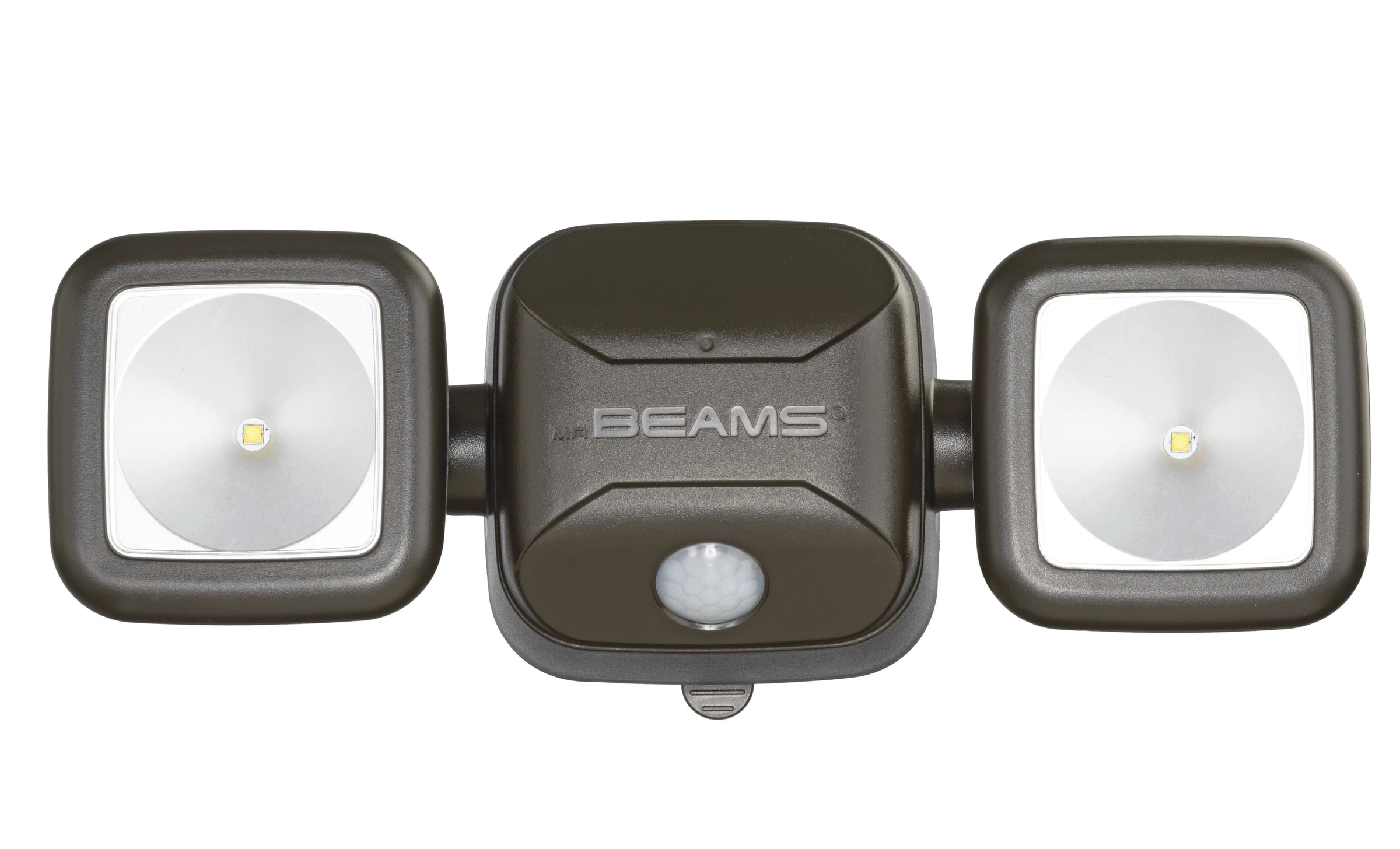Der schwarz braune batteriebetriebene LED-Scheinwerfer MB3000 ist mit seine