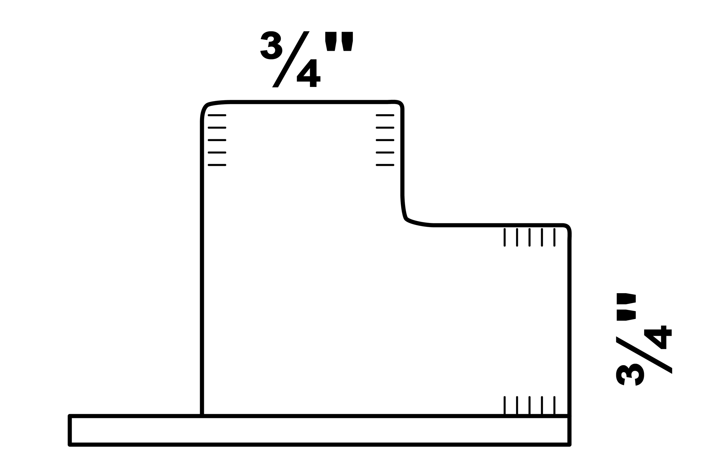 TG Wandscheibe, verzinkt, 3/4''IG, (471)