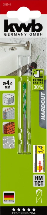 HARDCUT HM-Granitbohrer AKKU TOP D4.0mm