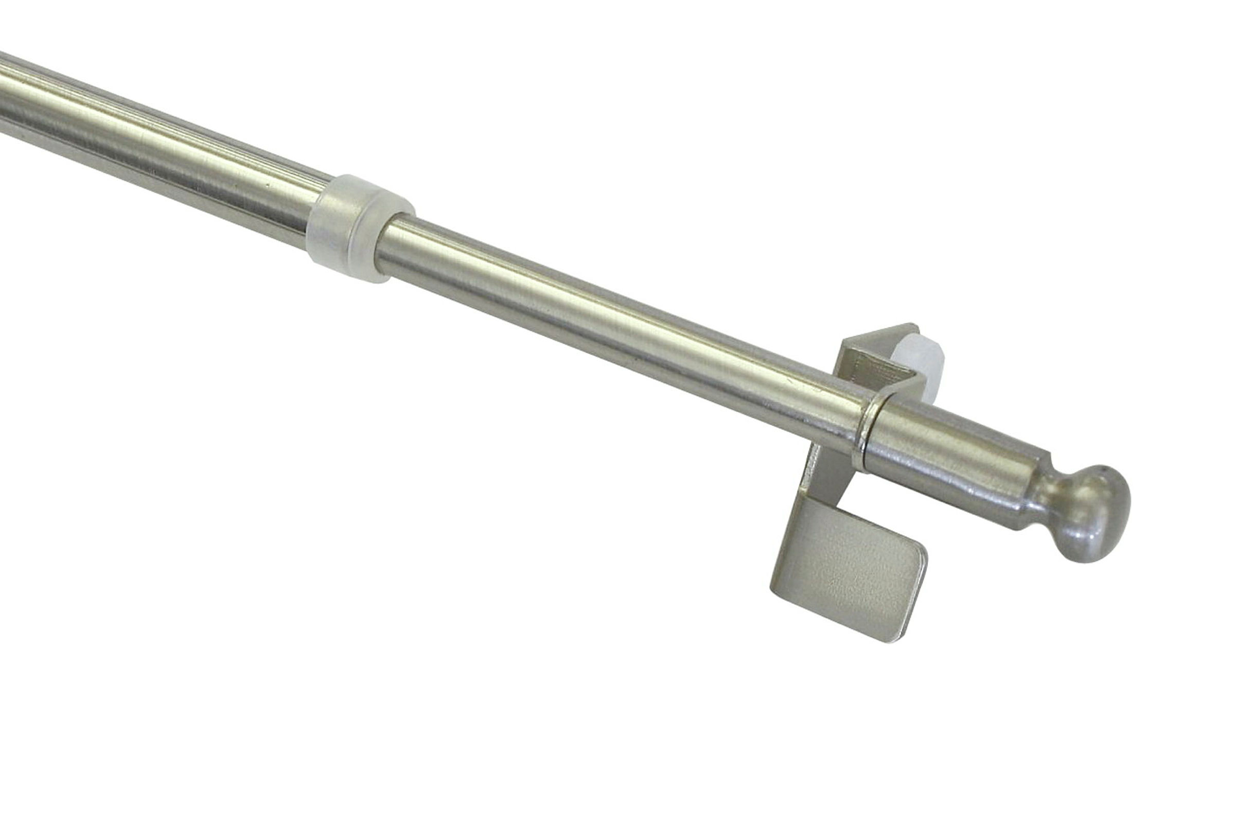 Klemmstange Filigrano Kugel, Scheibenstange, Metall, Ø 8/10 mm, edelstahl-o