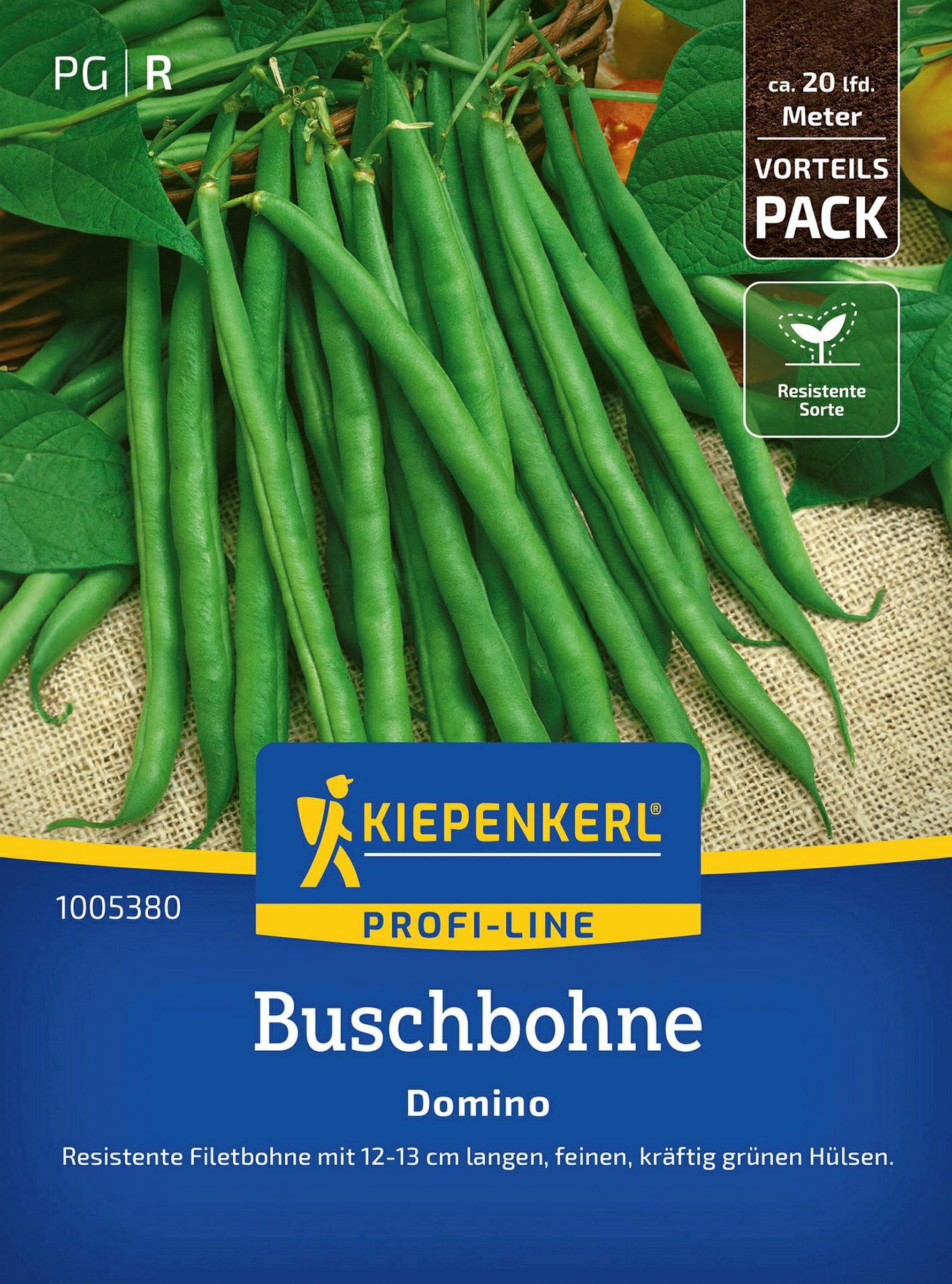 Kiepenkerl Buschbohne Domino, Vorteilspackung
