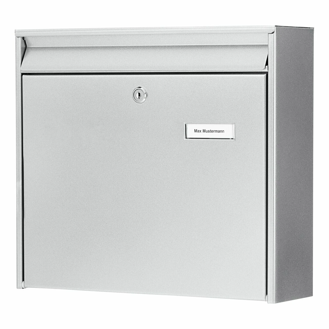 Briefkasten Stahl-lackiert Mail 5877 Si silber