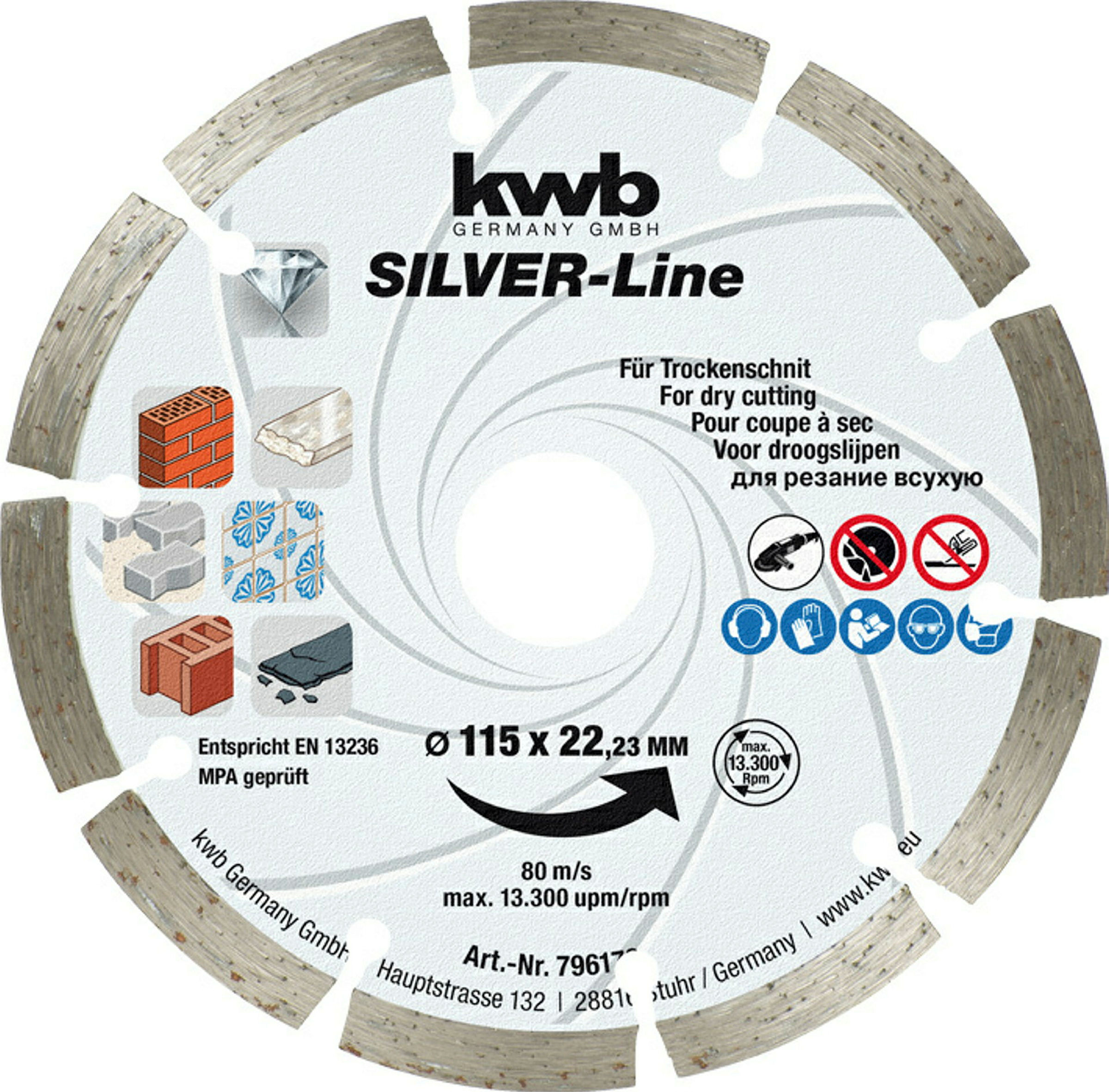 DIAMANT Trennscheibe, Ø 125 x 22 mm
