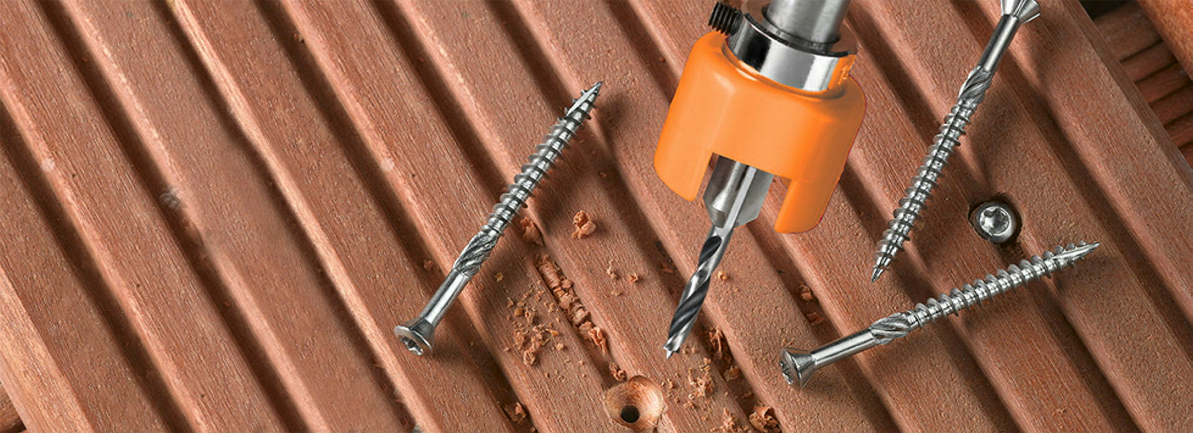 HSS-M2 Hartholzbohrer mit verstellbarem Tiefenstopp und Senker, ø 4.0 mm