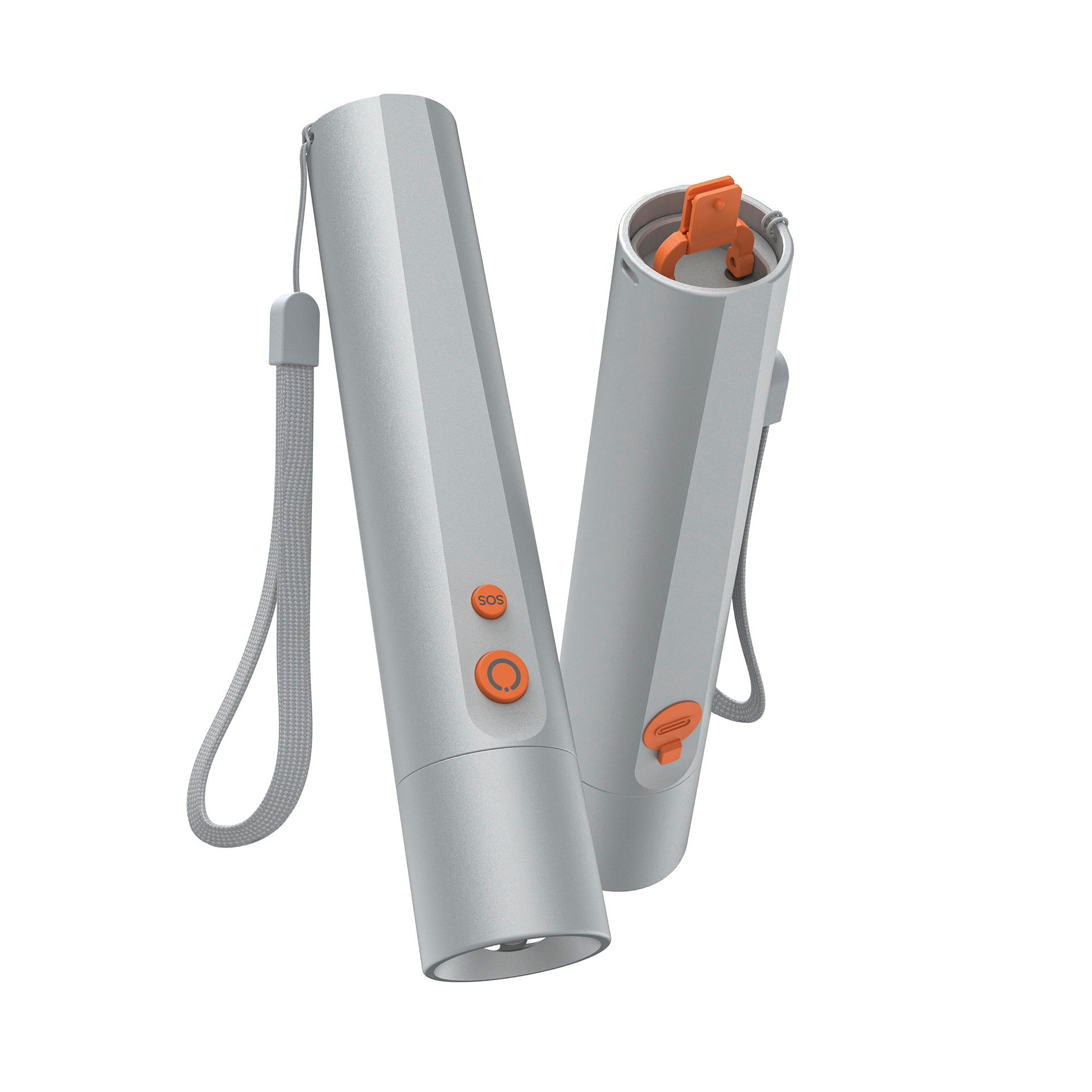 Hama LED-Taschenlampe ''FL350-C'', aufladbar, Aluminium, 4 Modi + SOS