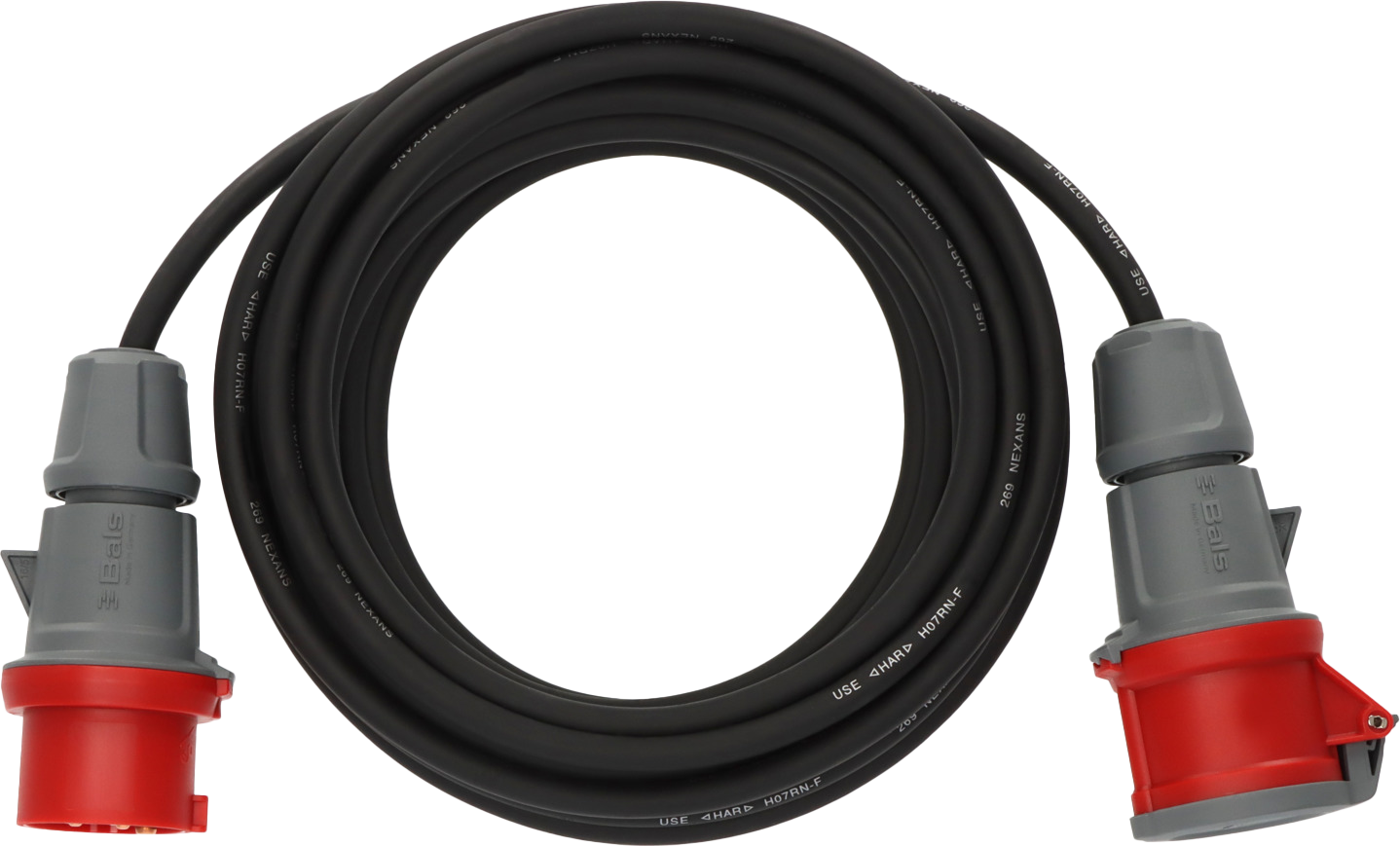 Verlängerungskabel 10m H07RN-F5G1.5 IP44 CEE400V/16A Stecker und Kupplung