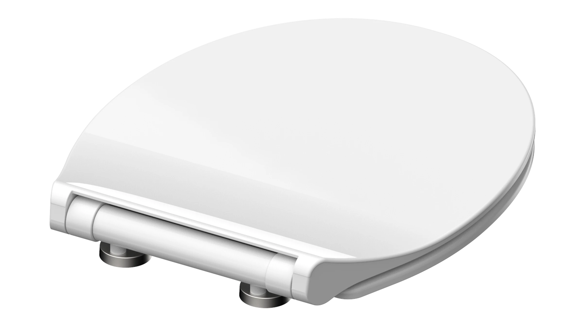 Duroplast WC-Sitz SLIM WHITE, mit Absenkautomatik und Schnellverschluss