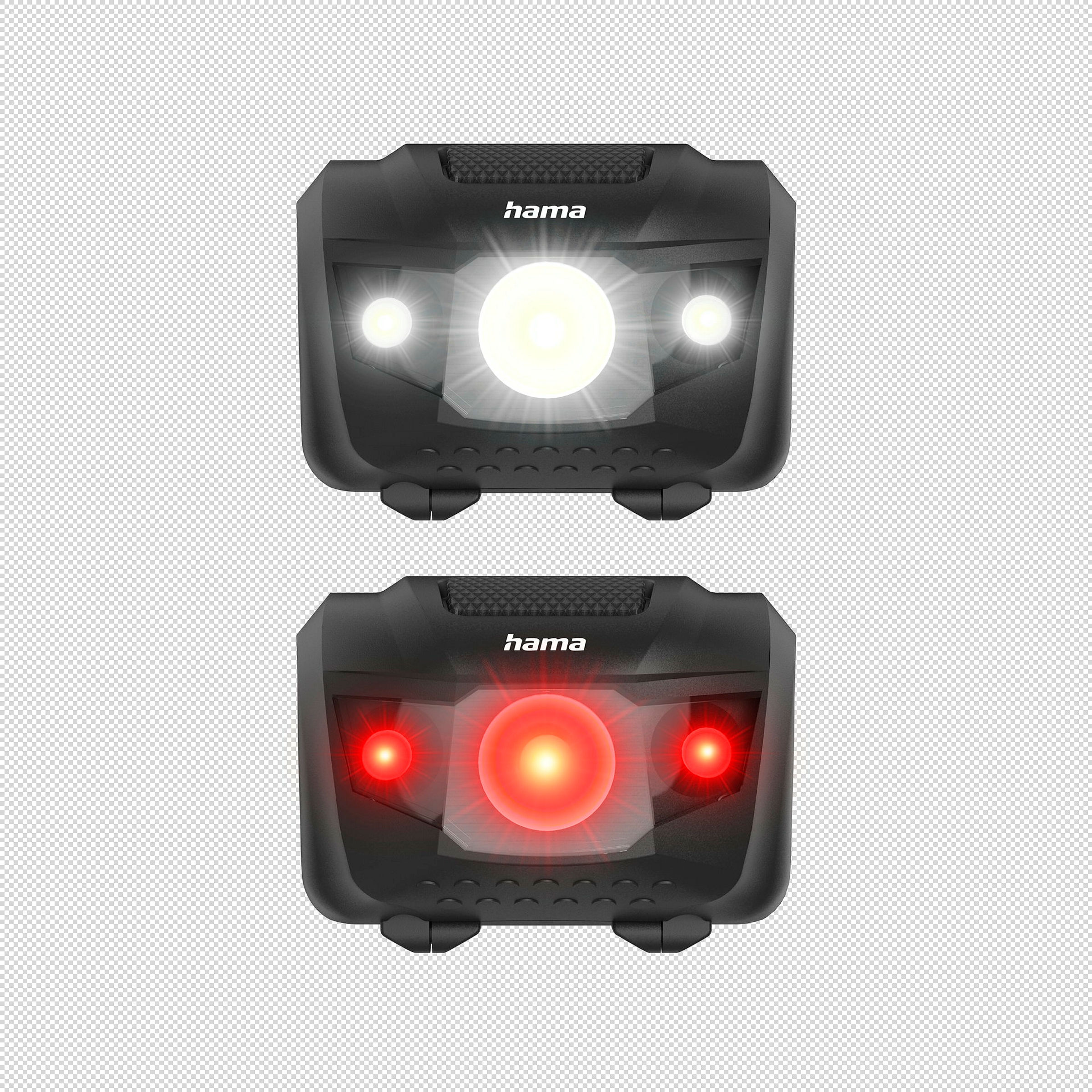 Hama LED-Stirnlampe ''HL200'', Batterien, 4 Modi