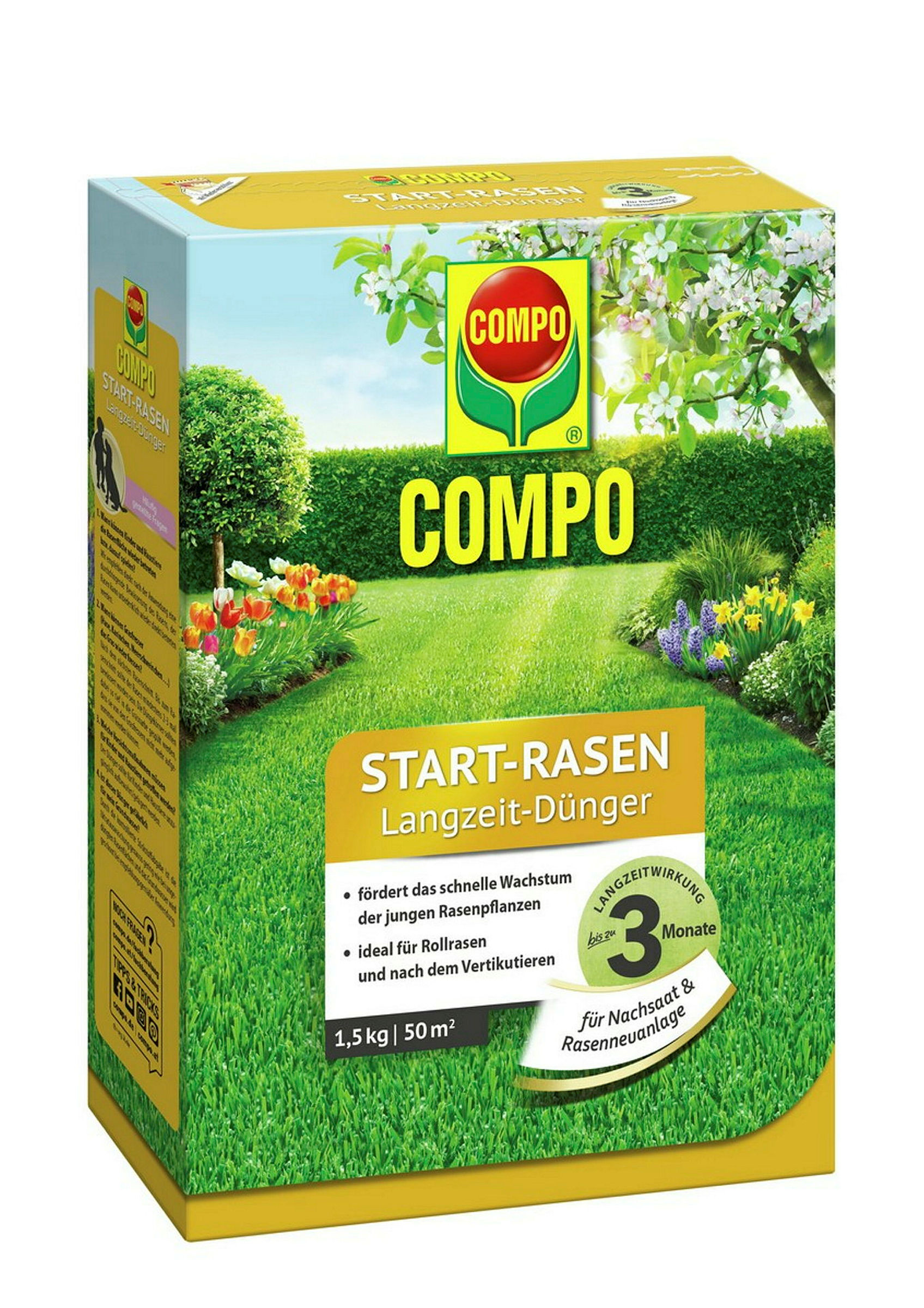 COMPO Start-Rasen Langzeit- Dünger 1,5 kg