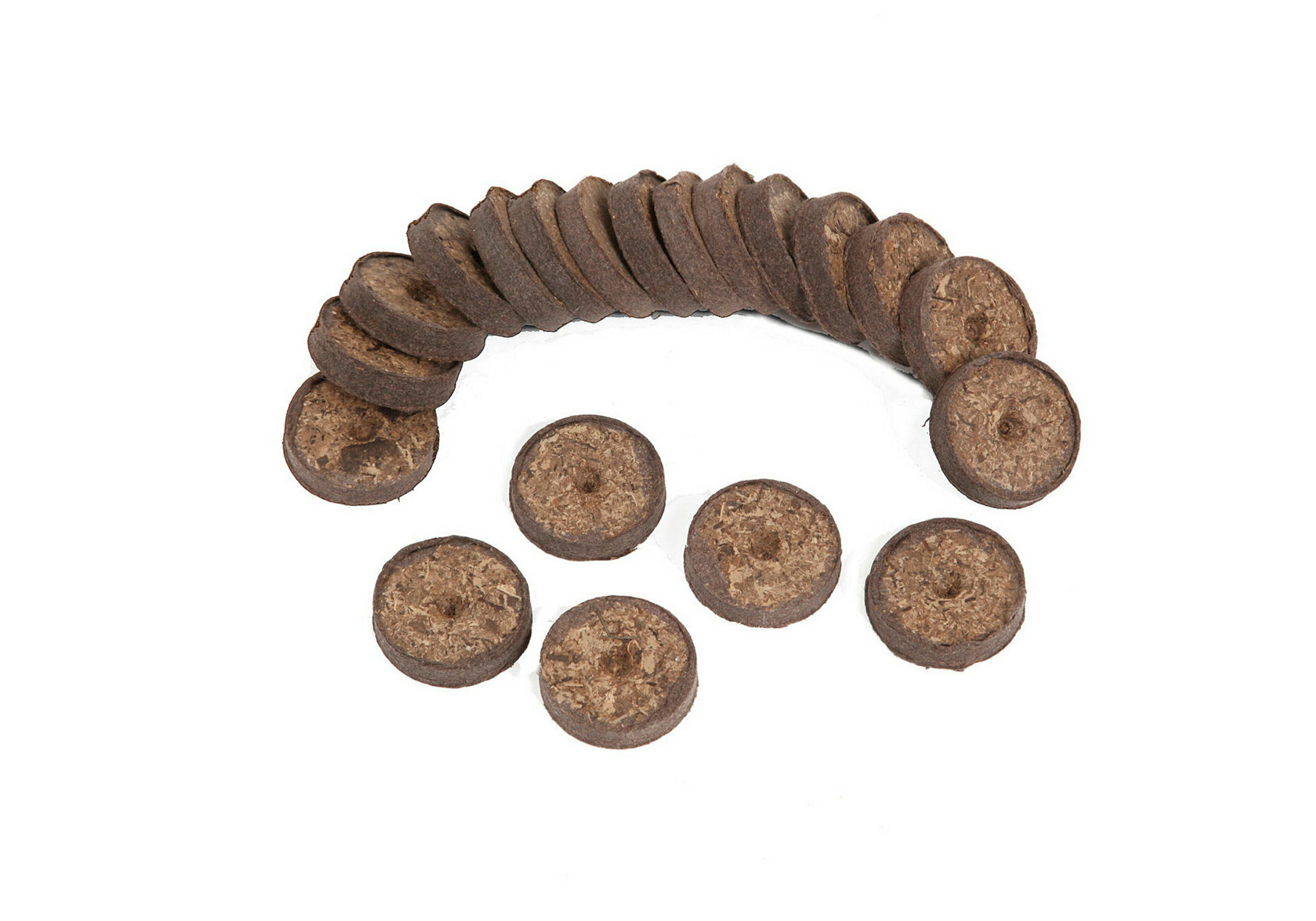 Torfquelltöpfe Classic, Ø 3,5 cm, H: 0,8 cm, 20 St.