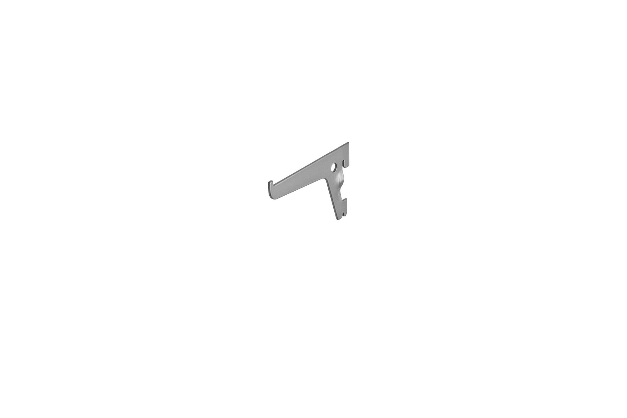 Träger 1-reihig 100 mm silber