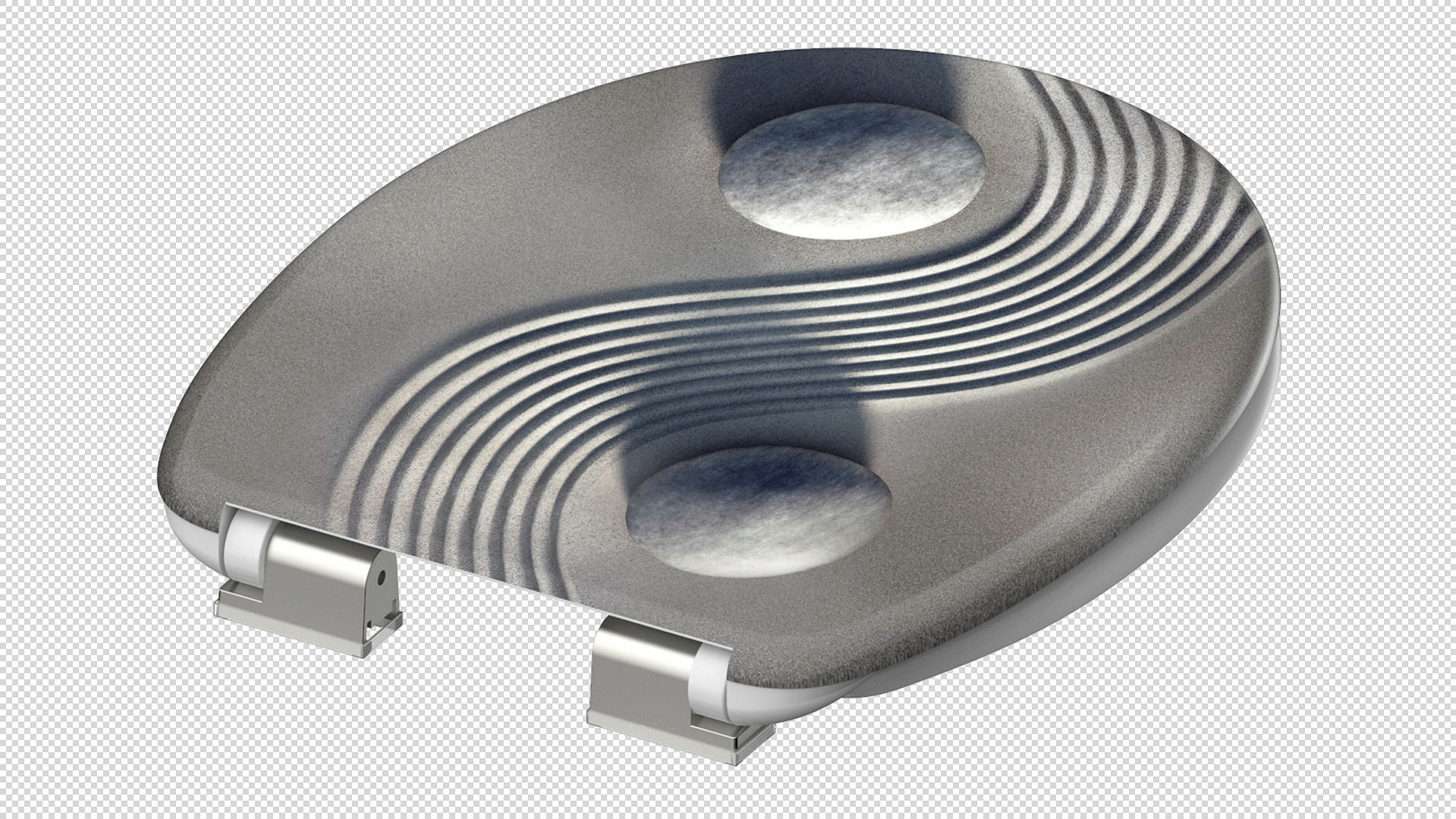 Duroplast WC-Sitz YING&YANG, mit Absenkautomatik