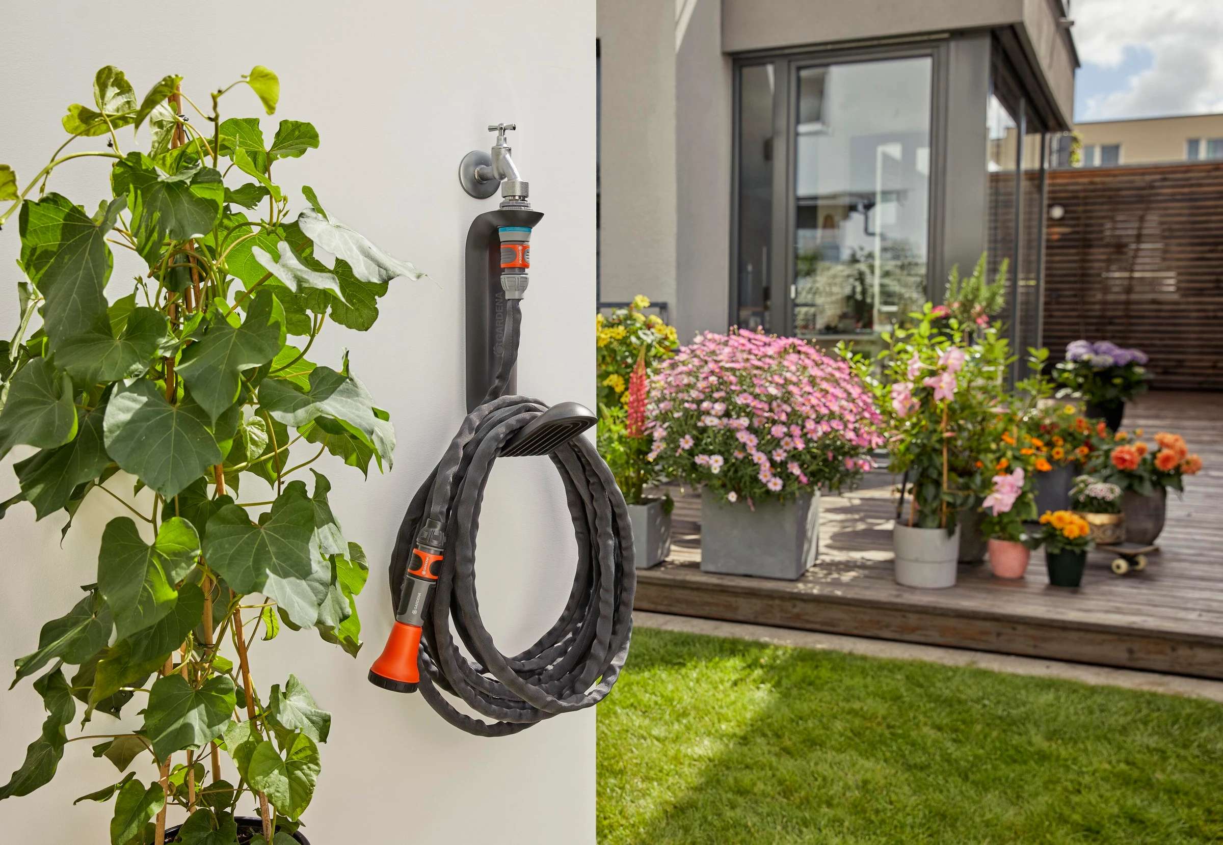 GARDENA Liano'' Schlauchaufbewahrung TapFix