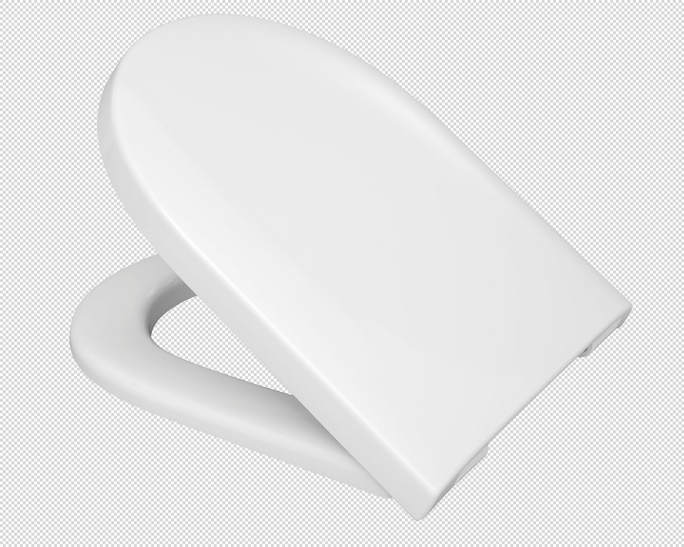 Duroplast WC-Sitz WHITE, D-Form, PRO 5, mit Absenkautomatik und Schnellvers