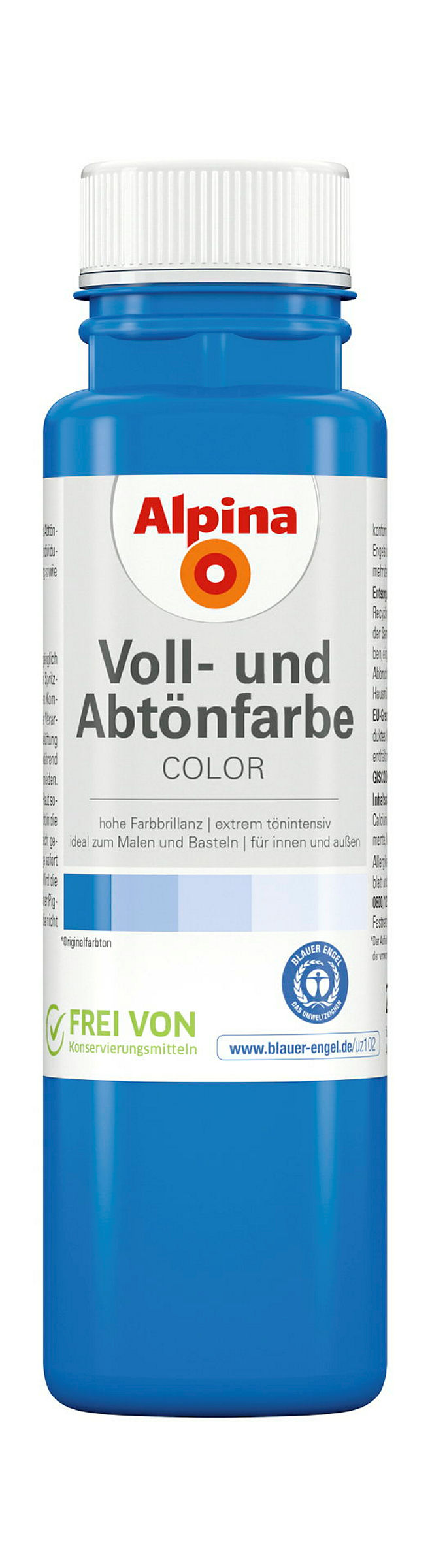 Alpina Voll- und Abtönfarbe Color Royal Blue 0,25L