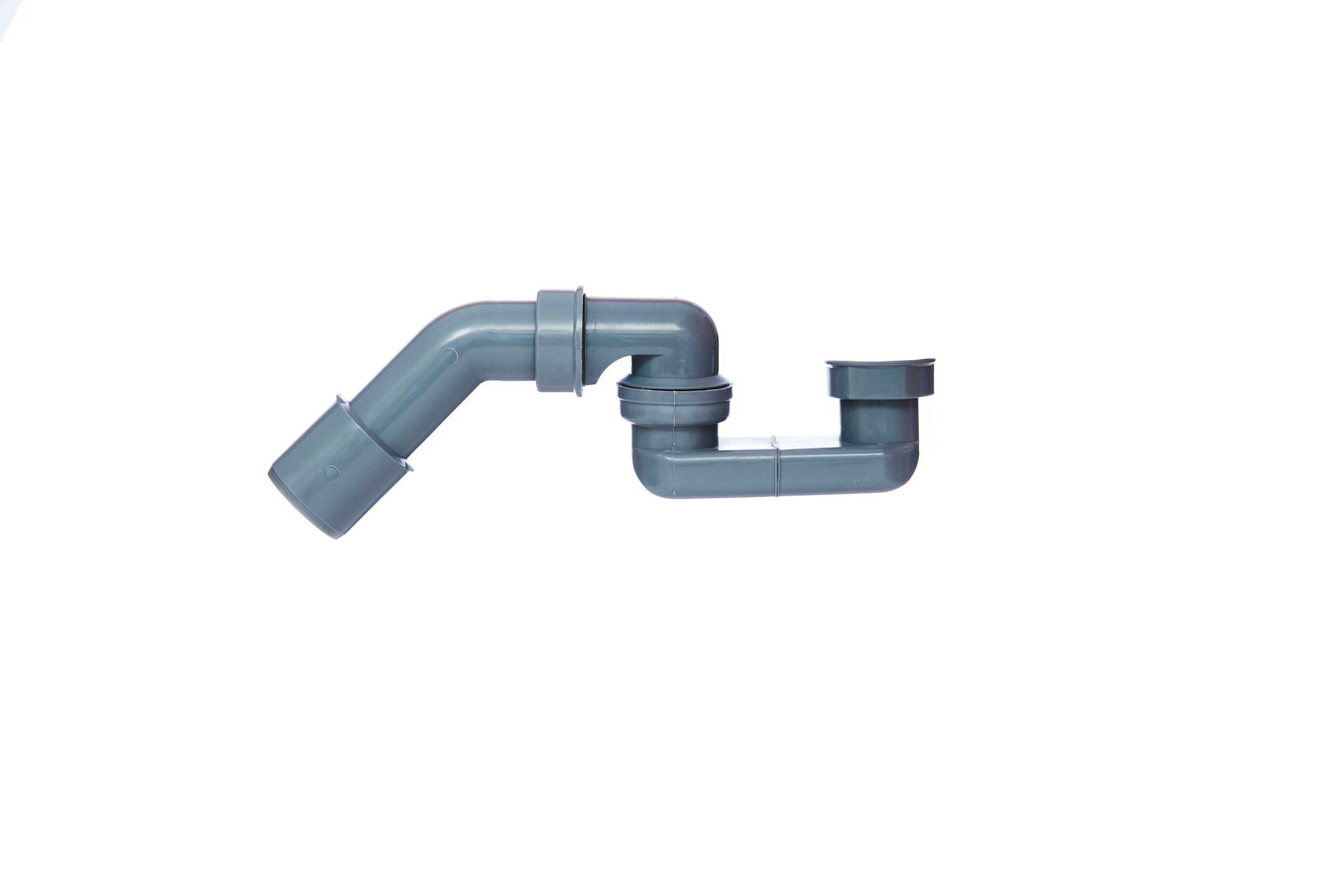 ECO-SAVE KS Siphon, Grau, 1 1/2'' x 40/50 mm, für Brausetasse