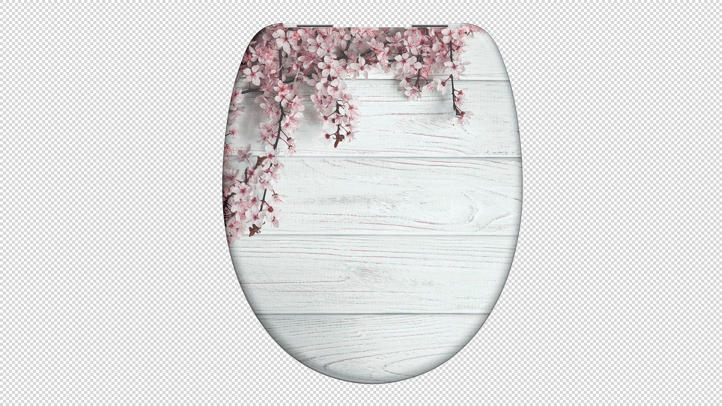 Duroplast WC-Sitz FLOWERS&WOOD, mit Absenkautomatik
