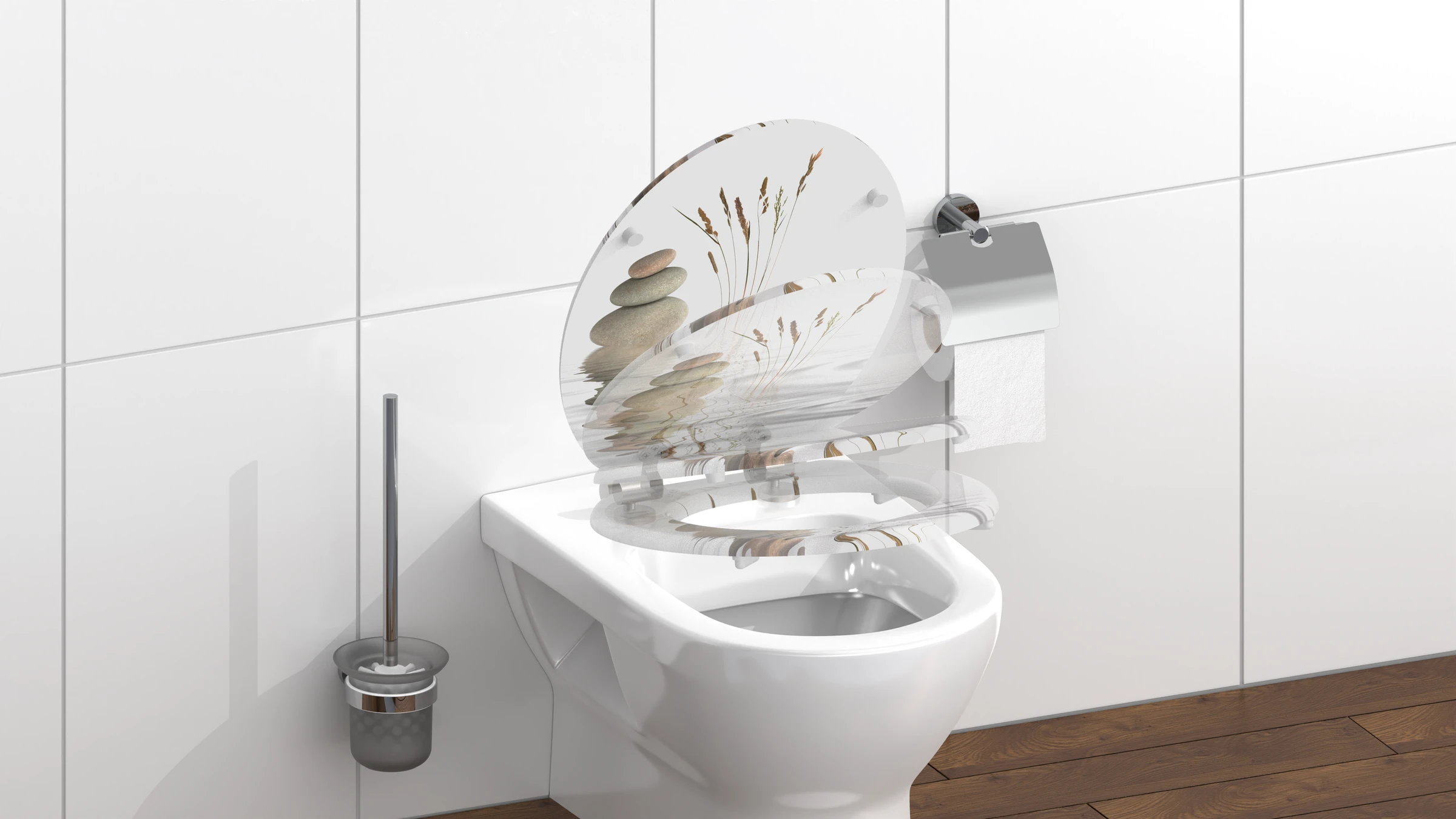 MDF WC-Sitz BALANCE, mit Absenkautomatik