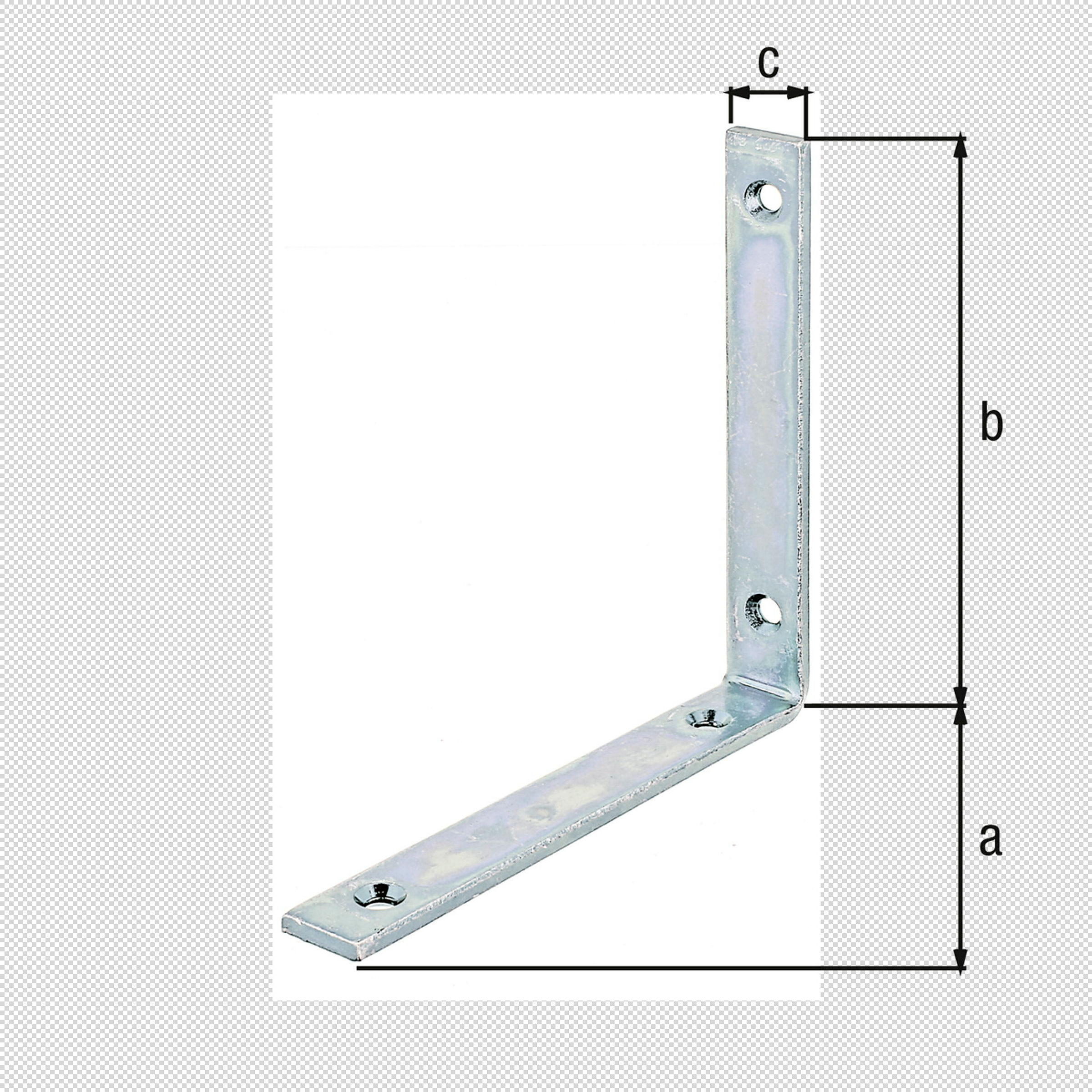 Balkenwinkel 140x140x20 verzinkt